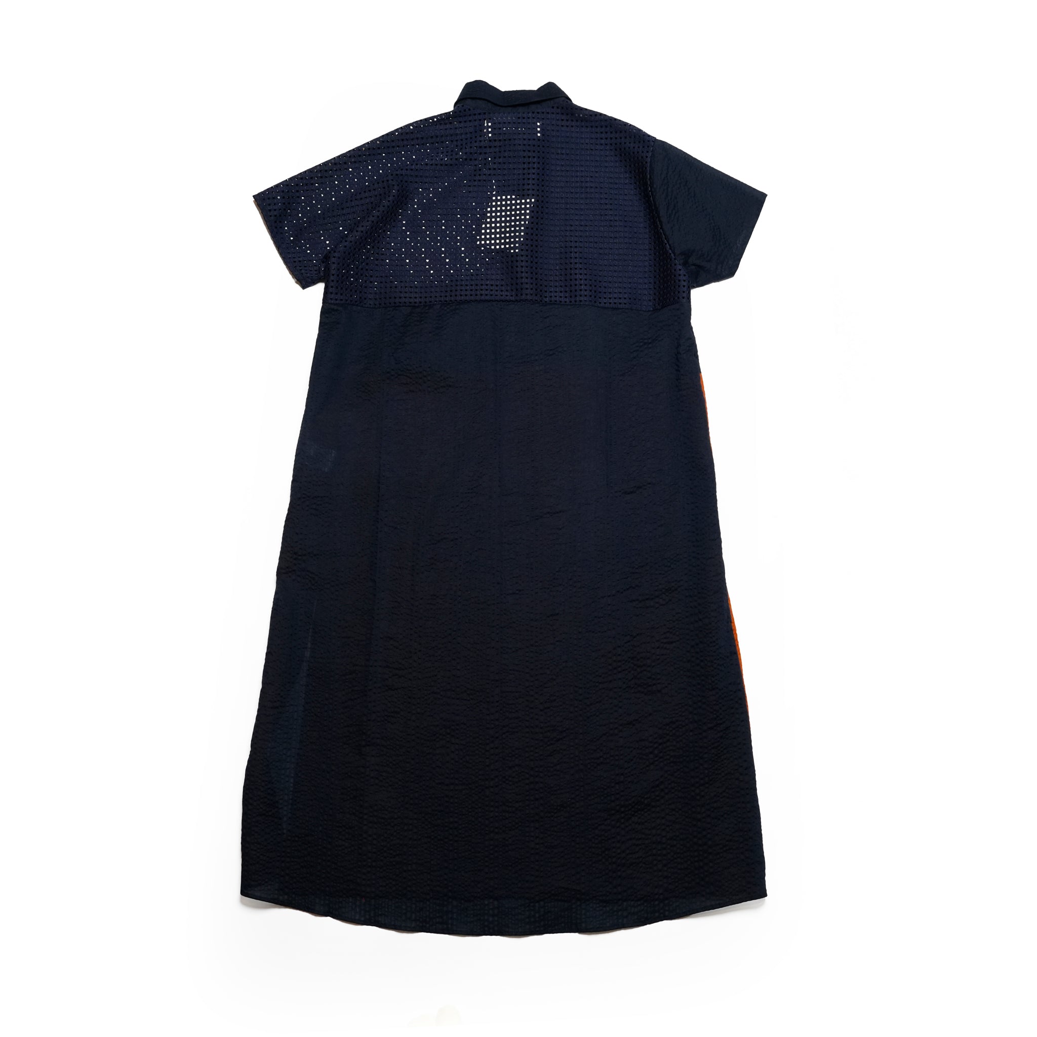 BSD25SS-15_Navy | Color Panel Relax One-piece | Color:Navy【BEDSIDEDRAMA_ベッドサイドドラマ】【archive】