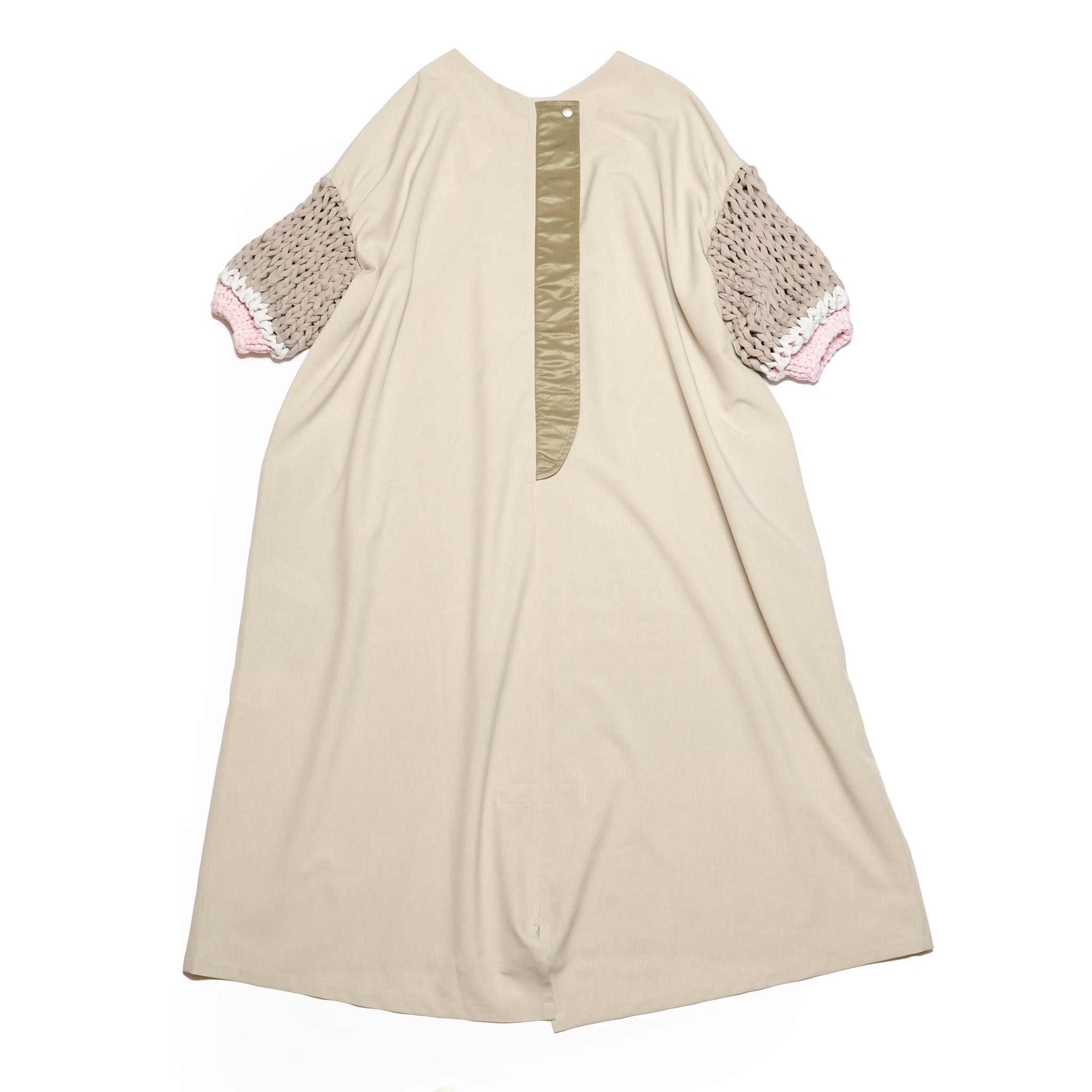 BSD25SS-02_Beige | Loose Sleeve Military One-piece | Color:Beige【BEDSIDEDRAMA_ベッドサイドドラマ】【archive】