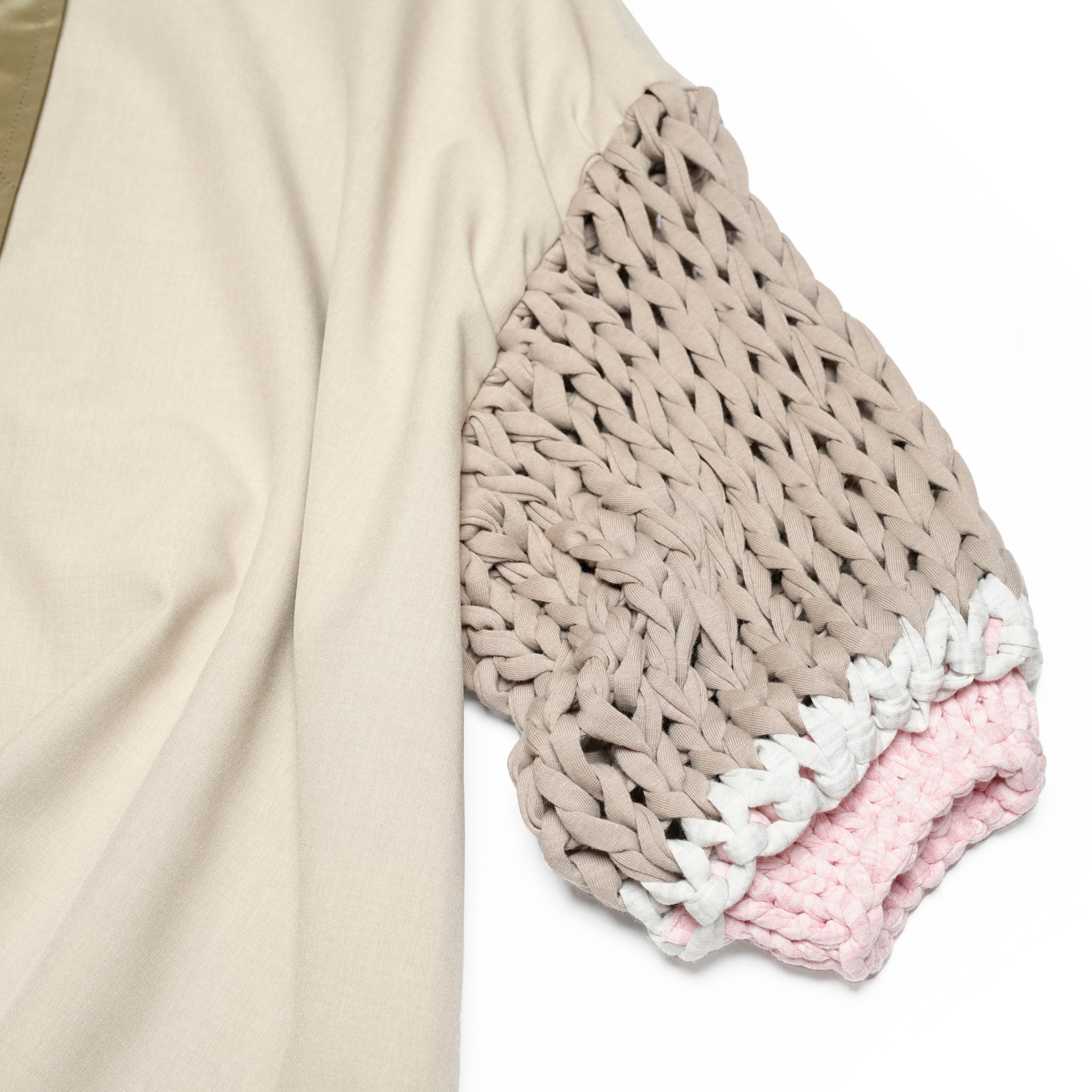 BSD25SS-02_Beige | Loose Sleeve Military One-piece | Color:Beige【BEDSIDEDRAMA_ベッドサイドドラマ】【archive】