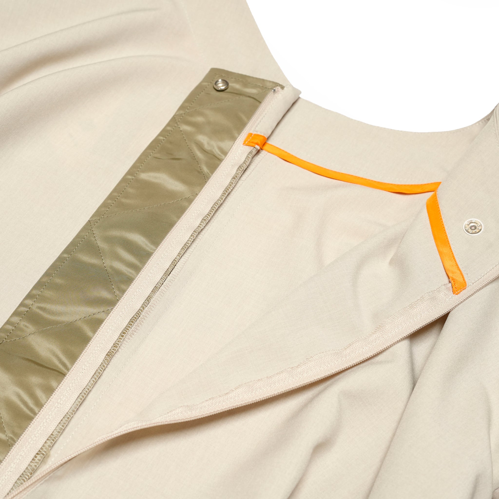 BSD25SS-02_Beige | Loose Sleeve Military One-piece | Color:Beige【BEDSIDEDRAMA_ベッドサイドドラマ】【archive】