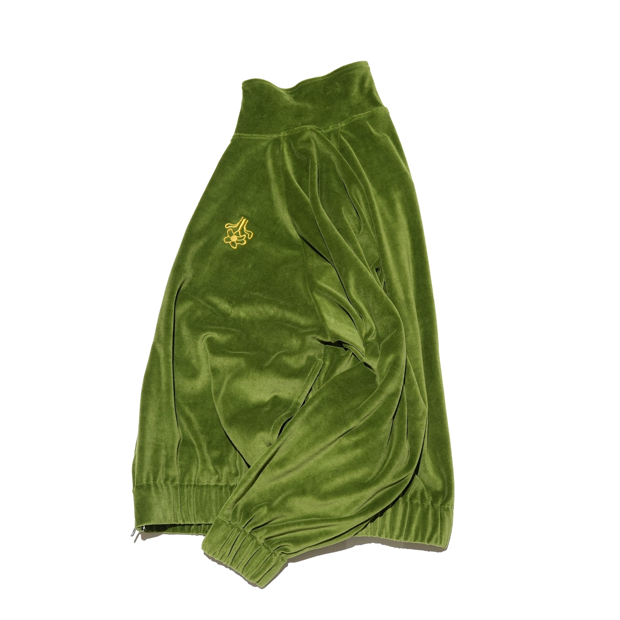 Velor Pile Drivers Jacket – Marigold / Wakaba / Black | AMBERGLEAM