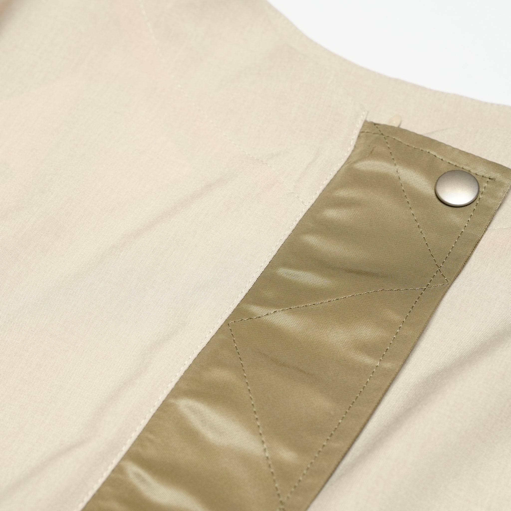 BSD25SS-02_Beige | Loose Sleeve Military One-piece | Color:Beige【BEDSIDEDRAMA_ベッドサイドドラマ】【archive】
