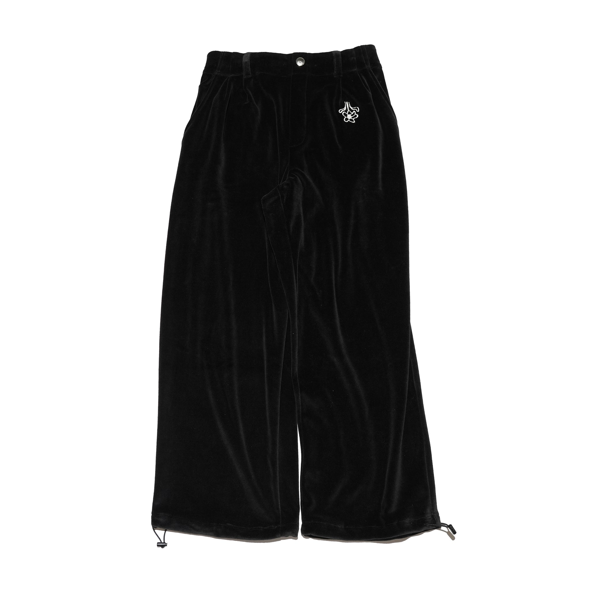 Velor Pile Tapered Pants – Marigold / Wakaba / Black | AMBERGLEAM