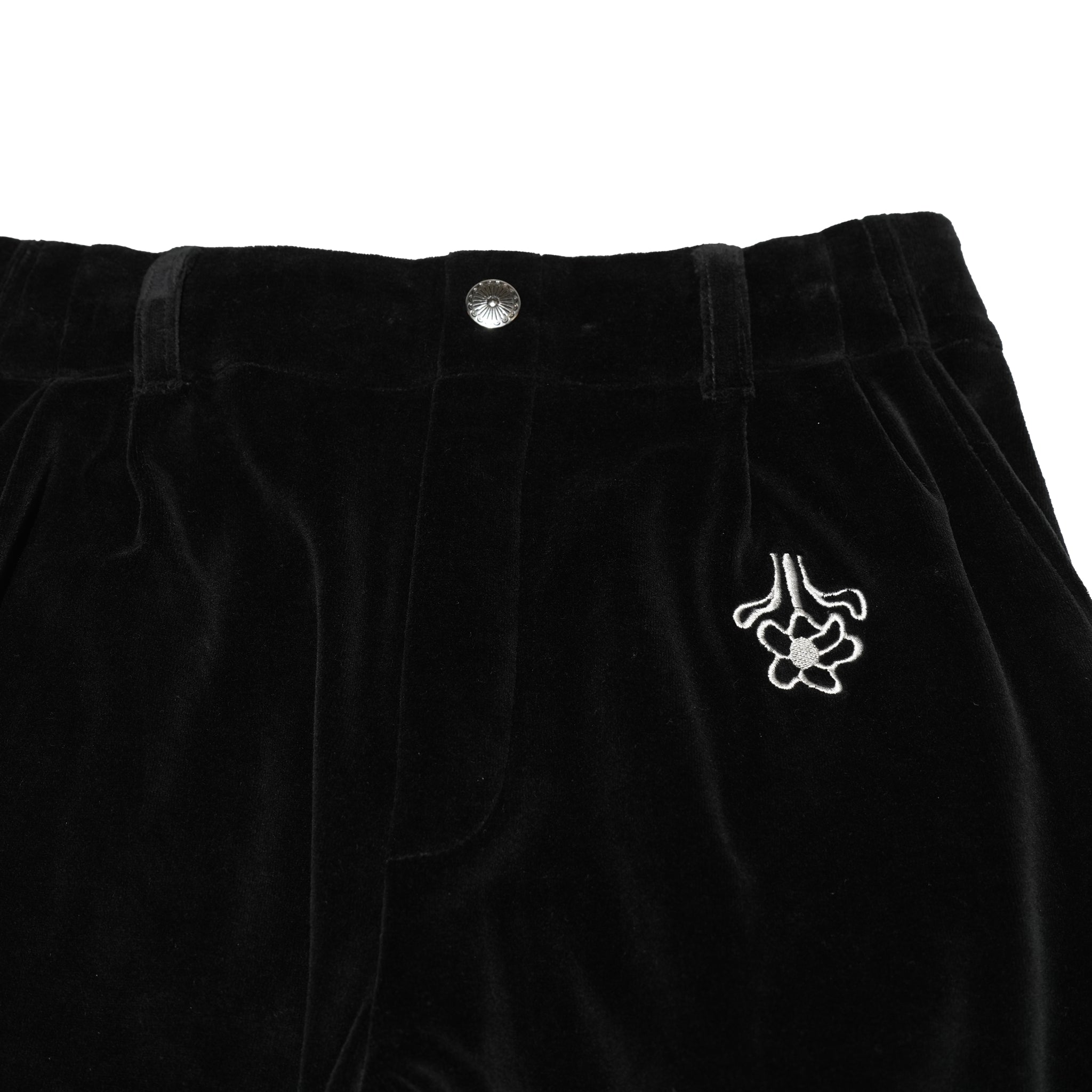 Velor Pile Tapered Pants – Marigold / Wakaba / Black | AMBERGLEAM