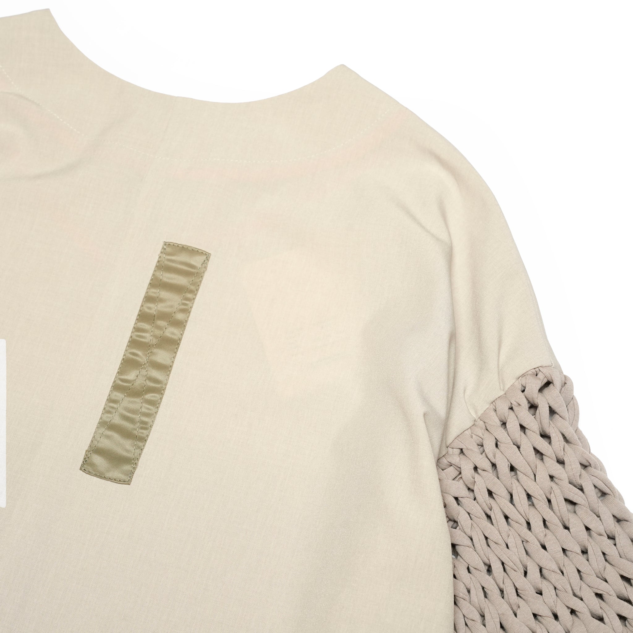 BSD25SS-02_Beige | Loose Sleeve Military One-piece | Color:Beige【BEDSIDEDRAMA_ベッドサイドドラマ】【archive】