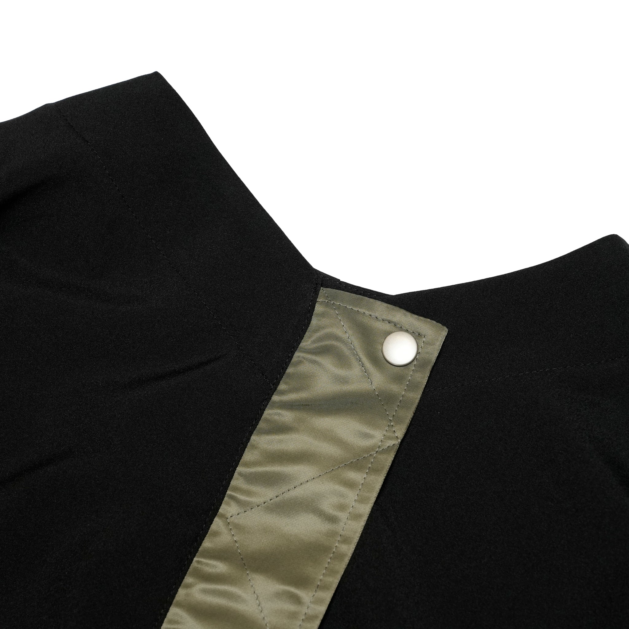 BSD25SS-02_Black | Loose Sleeve Military One-piece | Color:Black【BEDSIDEDRAMA_ベッドサイドドラマ】【archive】