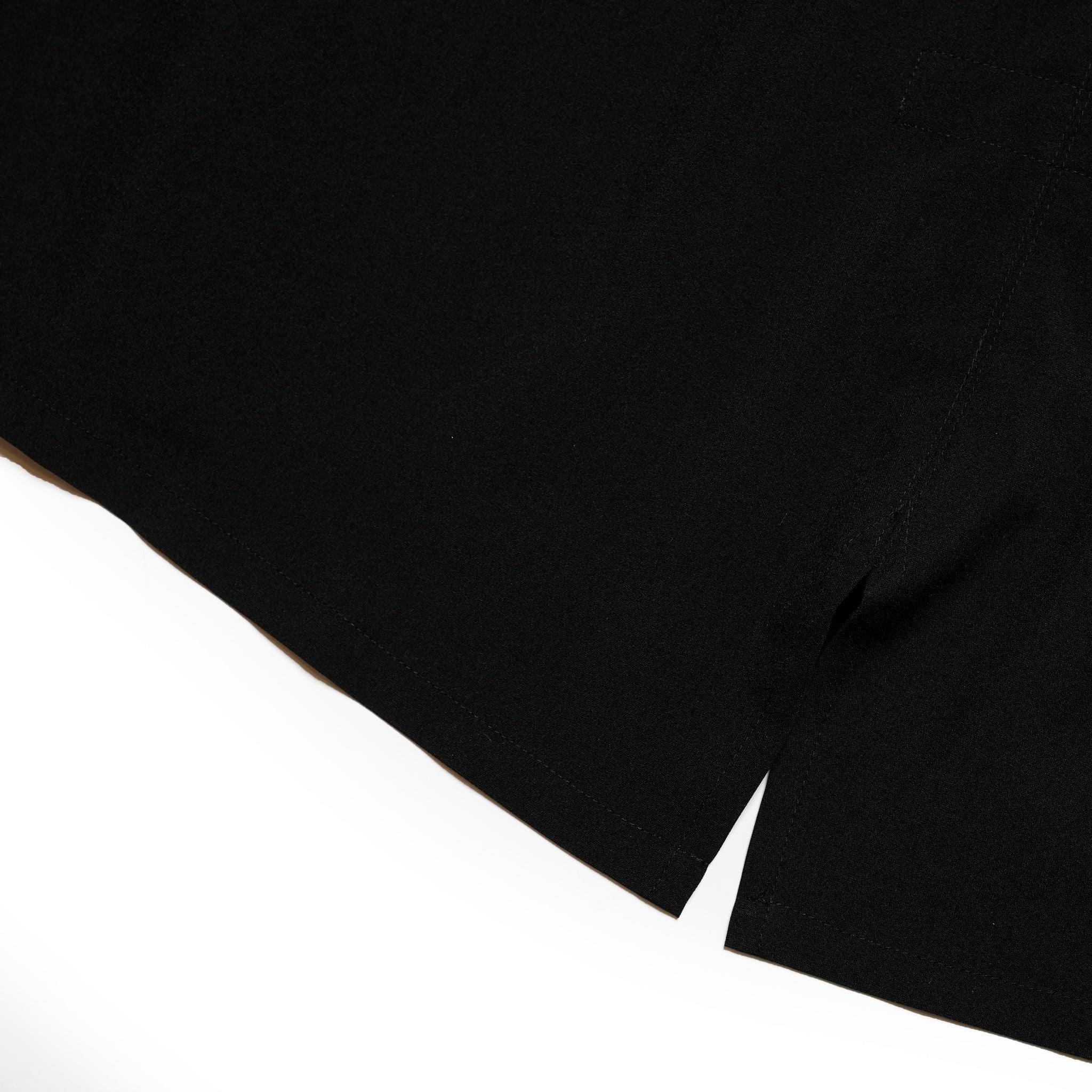 BSD25SS-02_Black | Loose Sleeve Military One-piece | Color:Black【BEDSIDEDRAMA_ベッドサイドドラマ】【archive】