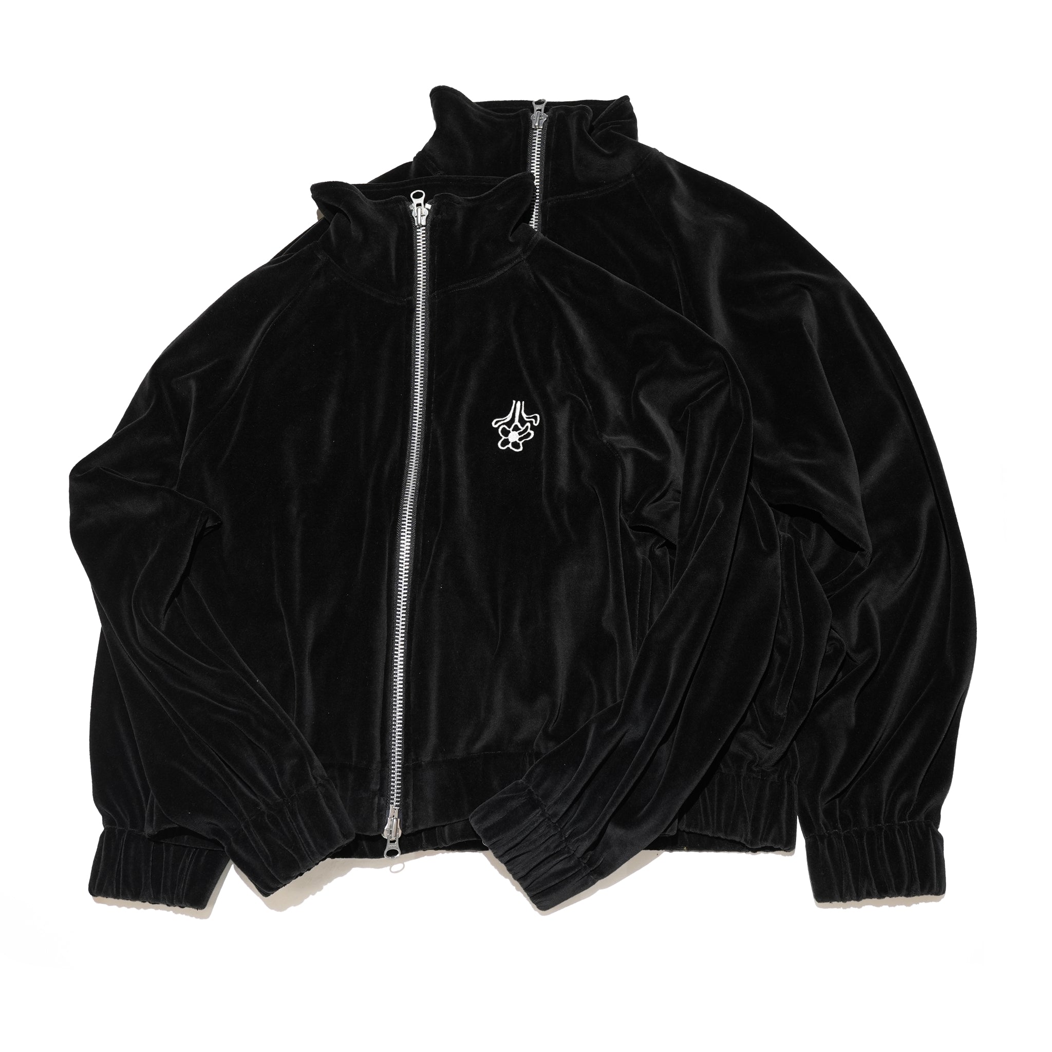 Velor Pile Drivers Jacket – Marigold / Wakaba / Black | AMBERGLEAM