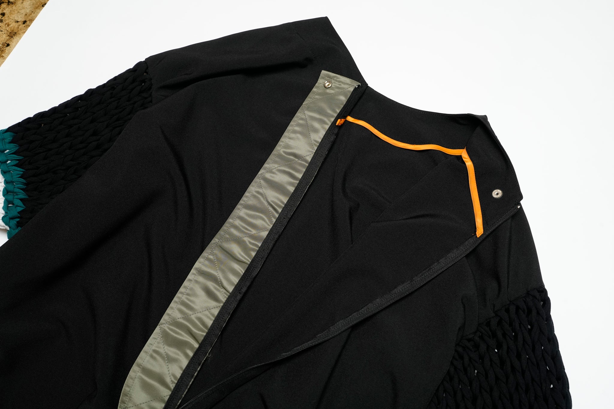 BSD25SS-02_Black | Loose Sleeve Military One-piece | Color:Black【BEDSIDEDRAMA_ベッドサイドドラマ】【archive】