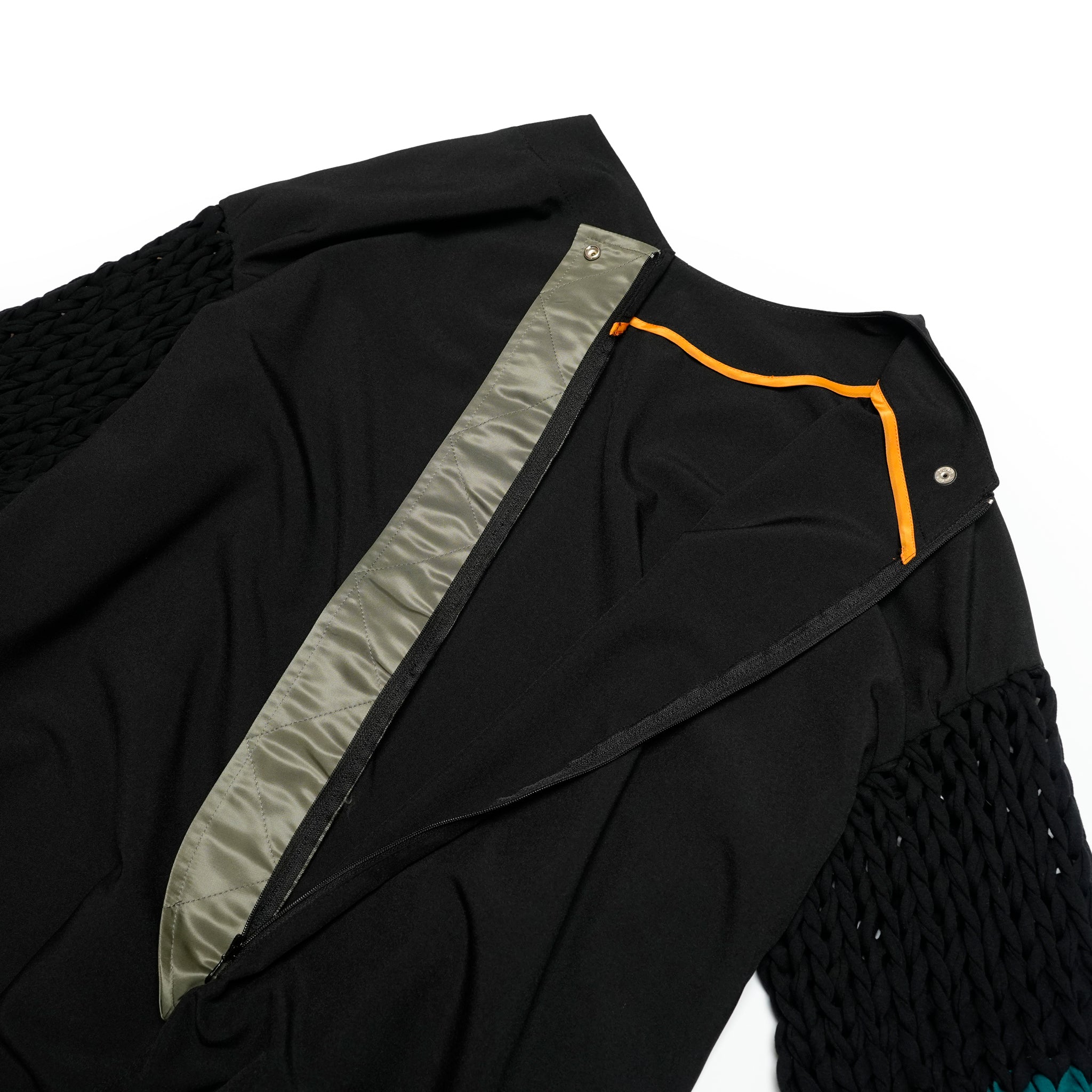 BSD25SS-02_Black | Loose Sleeve Military One-piece | Color:Black【BEDSIDEDRAMA_ベッドサイドドラマ】【archive】