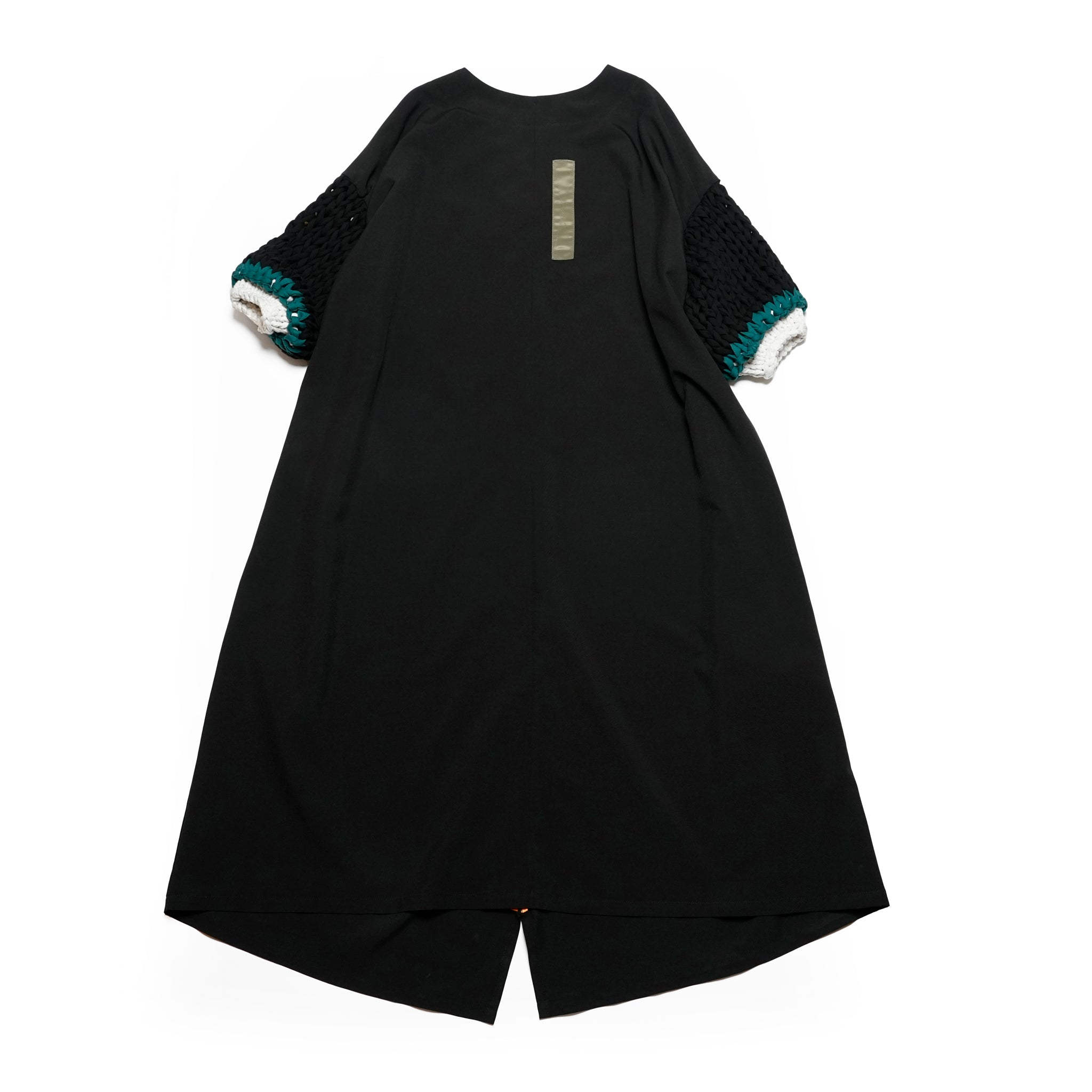 BSD25SS-02_Black | Loose Sleeve Military One-piece | Color:Black【BEDSIDEDRAMA_ベッドサイドドラマ】【archive】