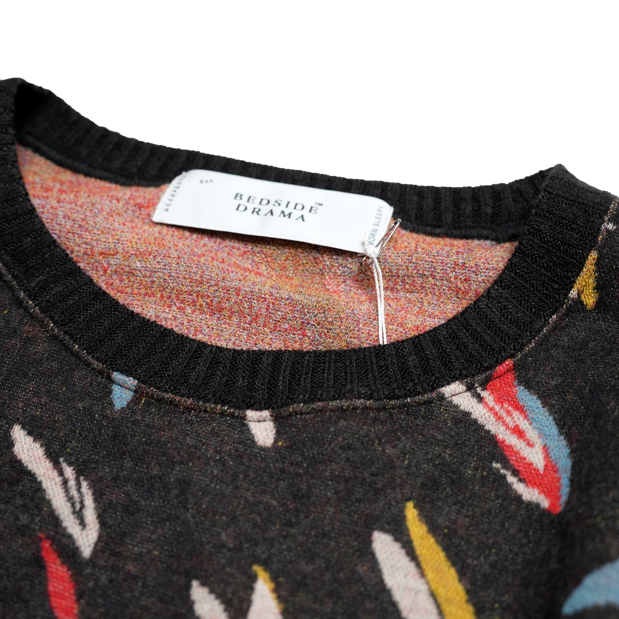 BSD24AW-16_COLOR BK | Flowers JQ Pulover | Color:Color Bk【BEDSIDEDRAMA_ベッドサイドドラマ】【archive】