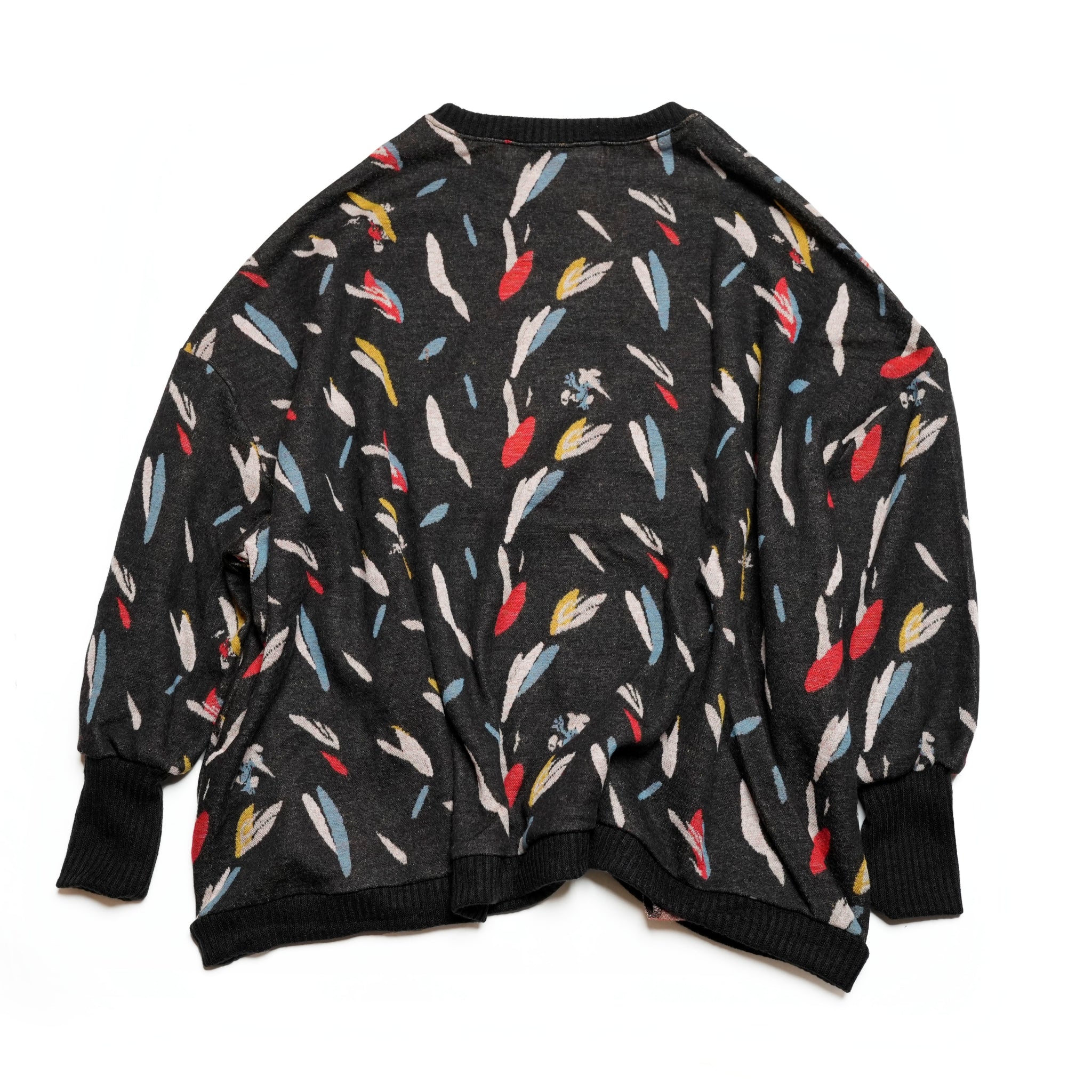 BSD24AW-16_COLOR BK | Flowers JQ Pulover | Color:Color Bk【BEDSIDEDRAMA_ベッドサイドドラマ】【archive】