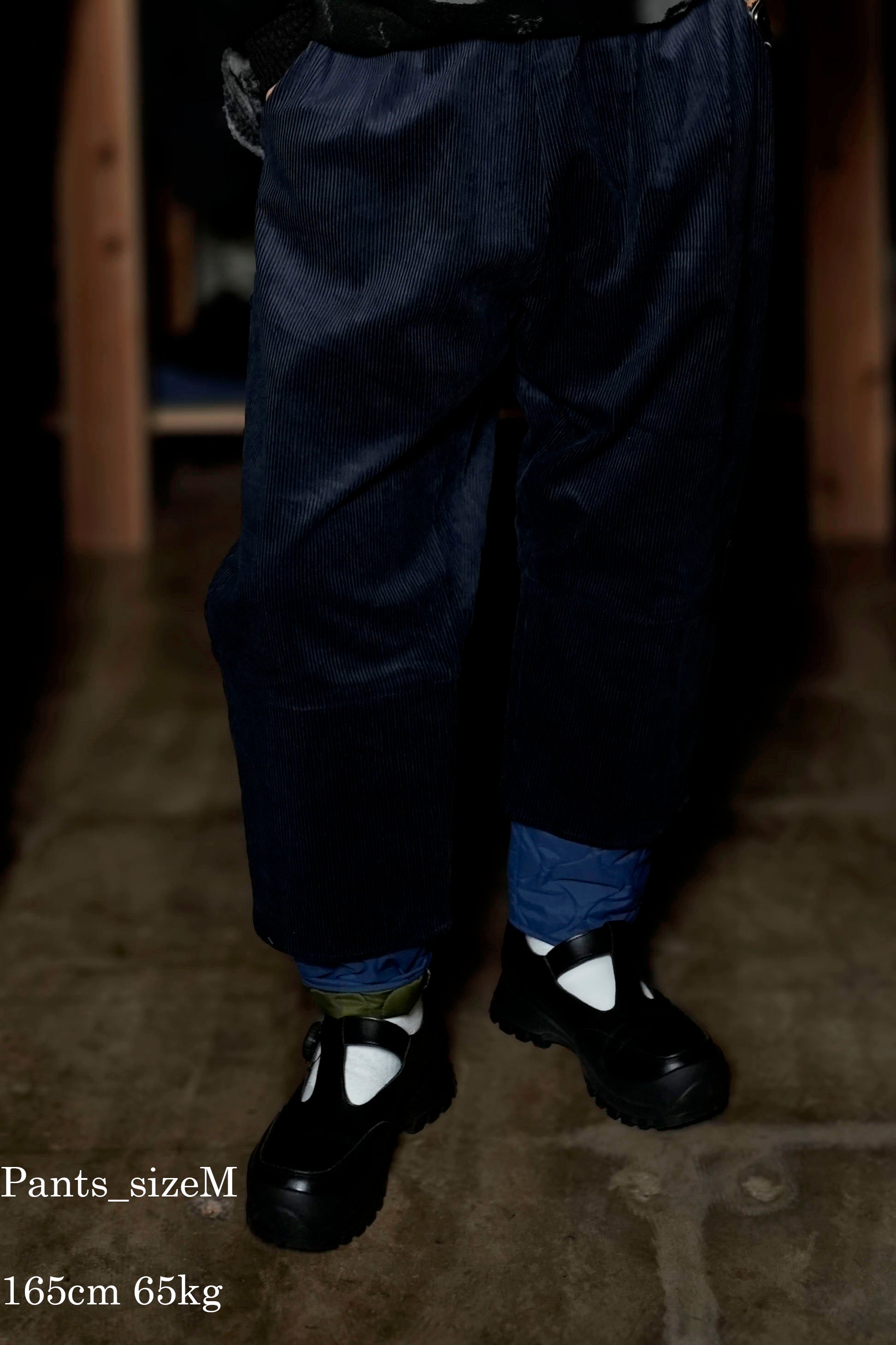 SF24AW-02_BLUE | Layer Corduroy Pants | Color:Blue【STOF_ストフ】【archive】