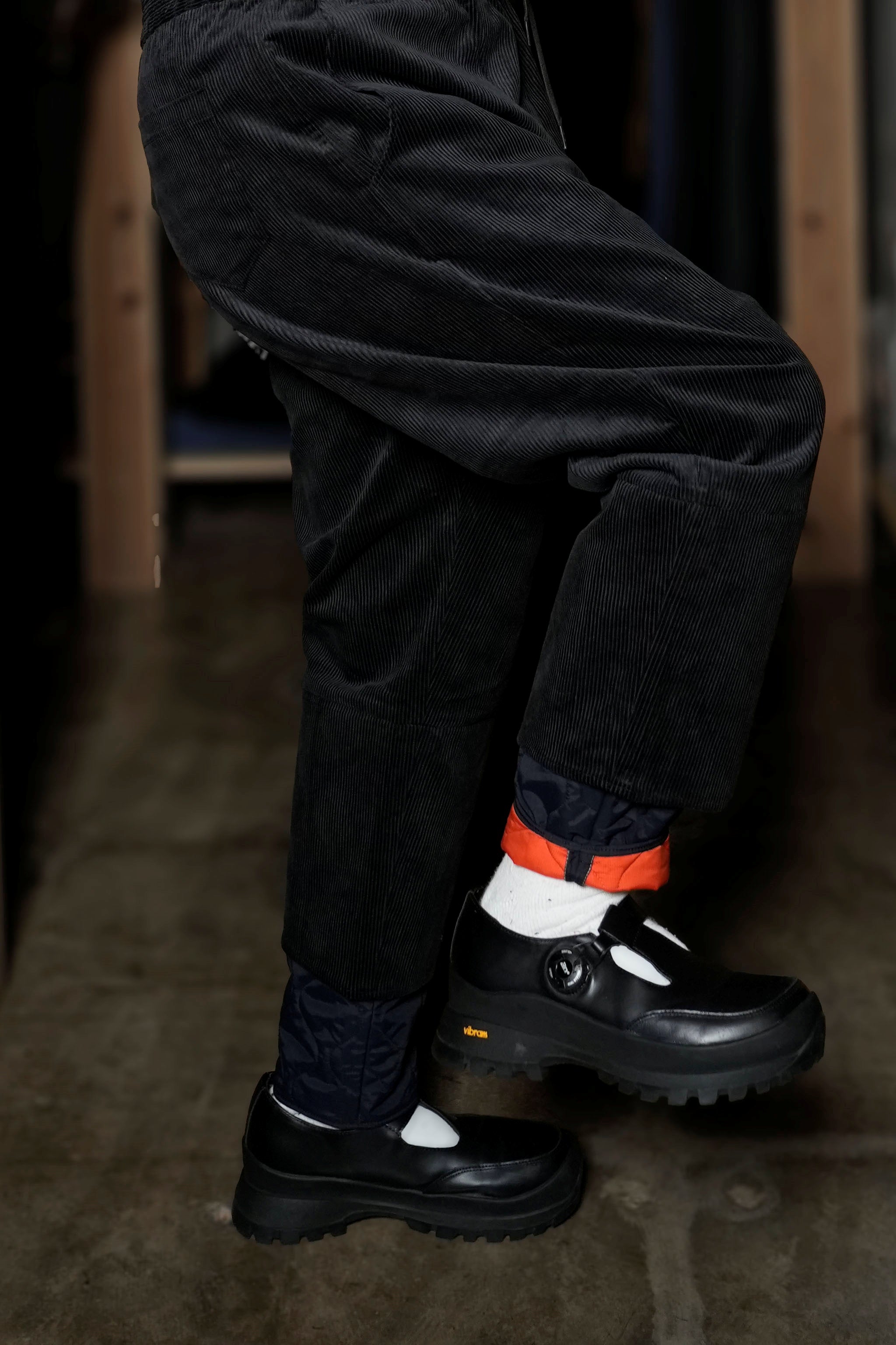 SF24AW-02_BLACK | Layer Corduroy Pants | Color:Black【STOF_ストフ】【archive】