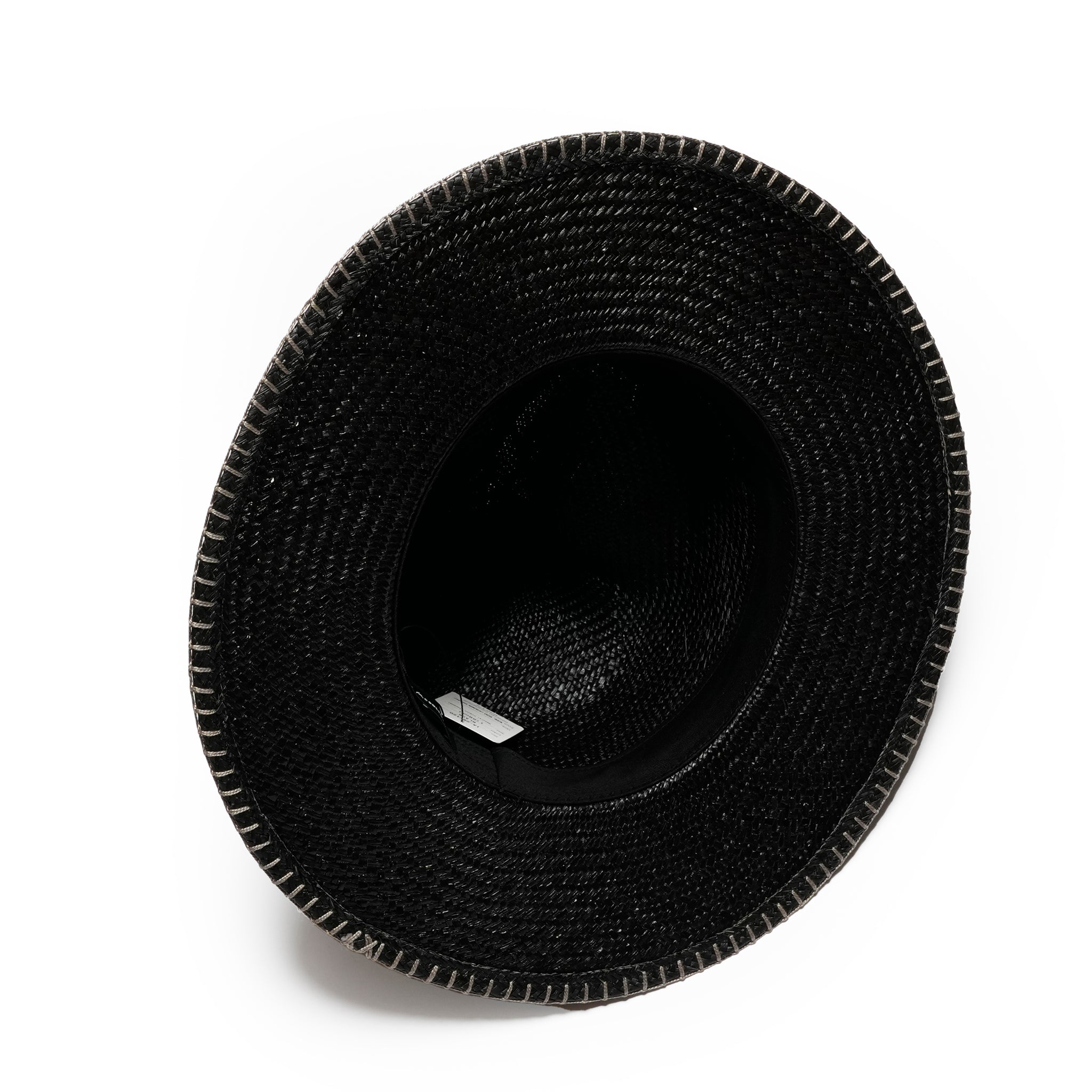 IA-25-120_Black | Mountain Panama Hat | Color:Black【INDIETRO ASSOCIATION_インディエトロアソシエーション】