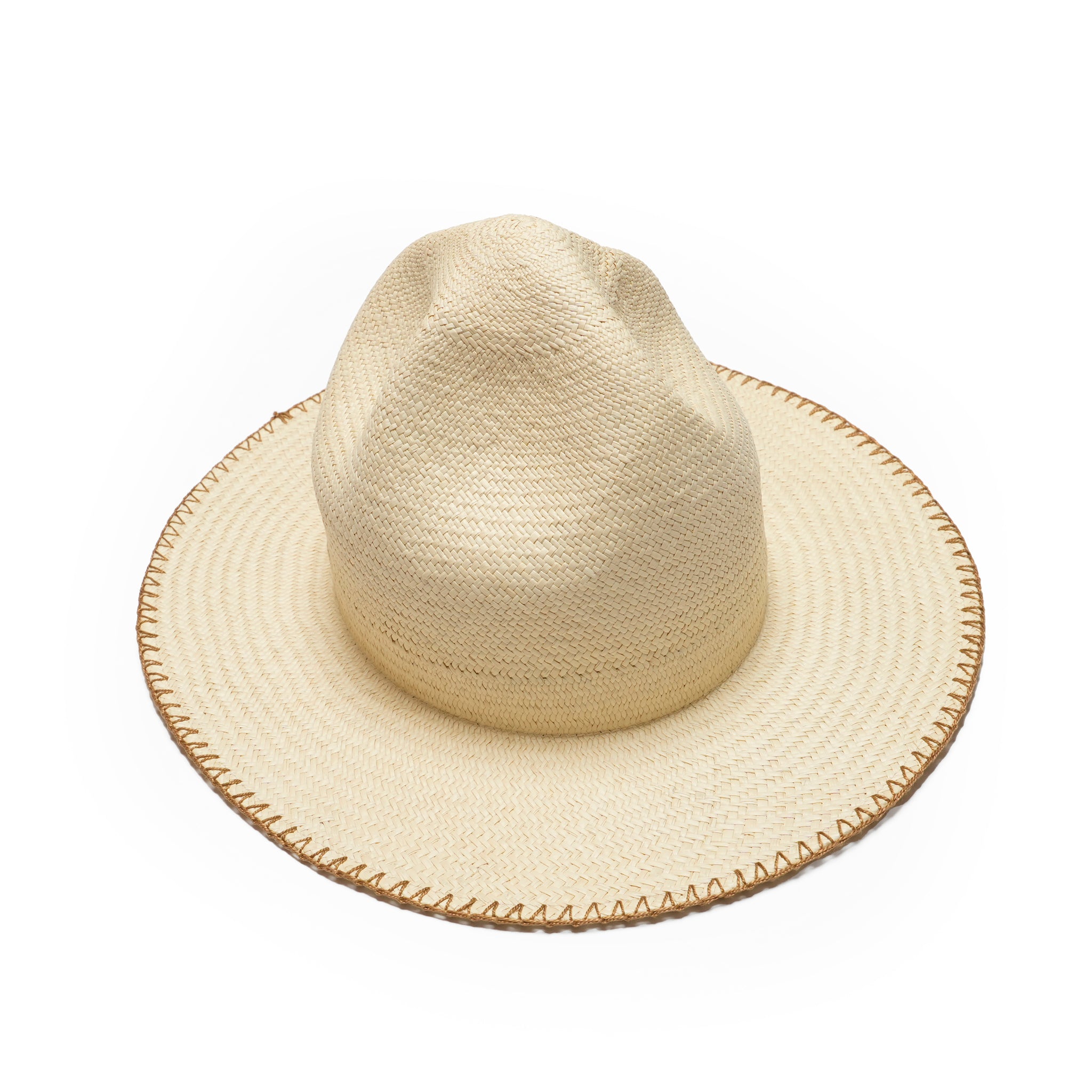 IA-25-120_Natural | Mountain Panama Hat | Color:Natural【INDIETRO ASSOCIATION_インディエトロアソシエーション】