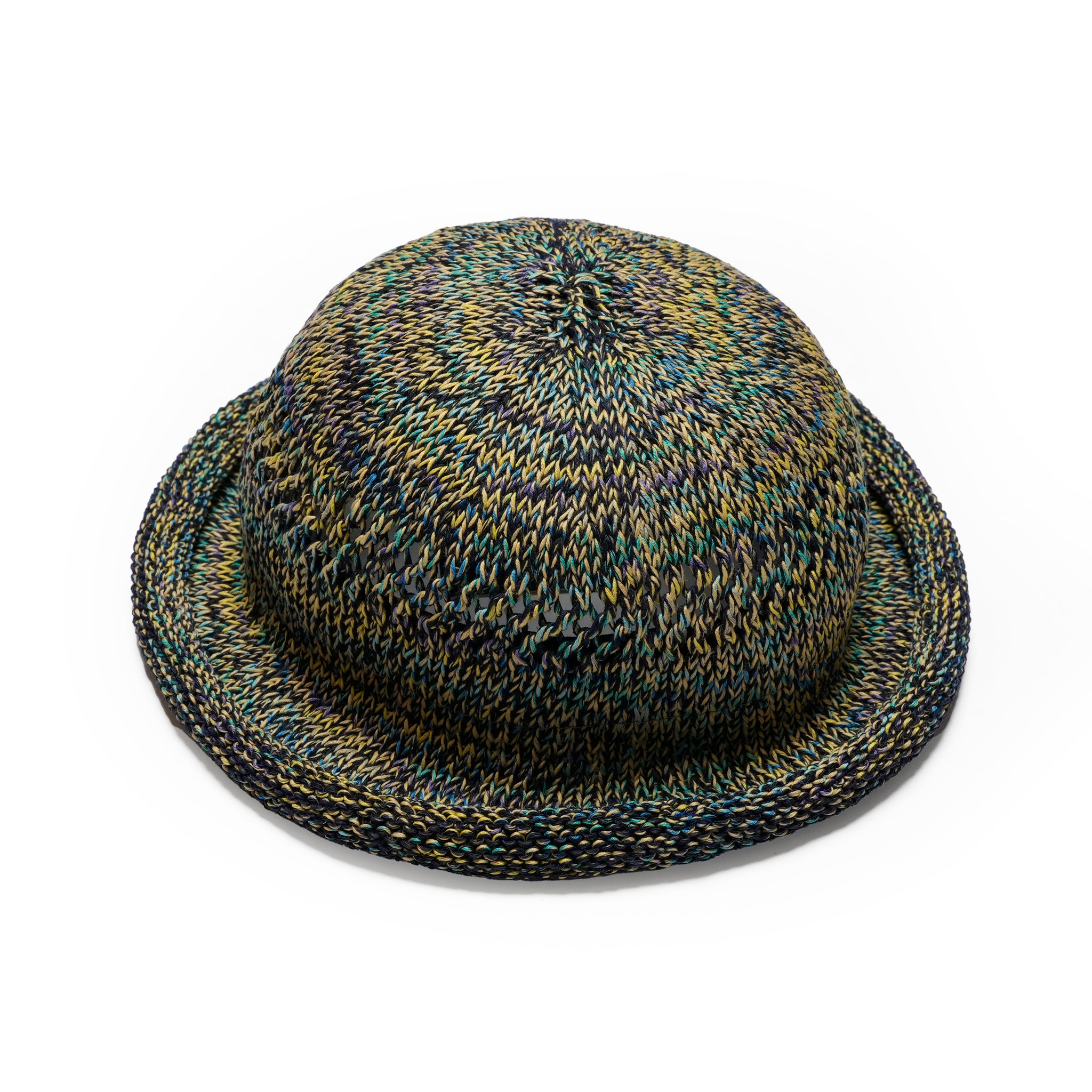 IA-25-Jd01_Mix | Roll Knit Hat | Color:Mix【INDIETRO ASSOCIATION_インディエトロアソシエーション】