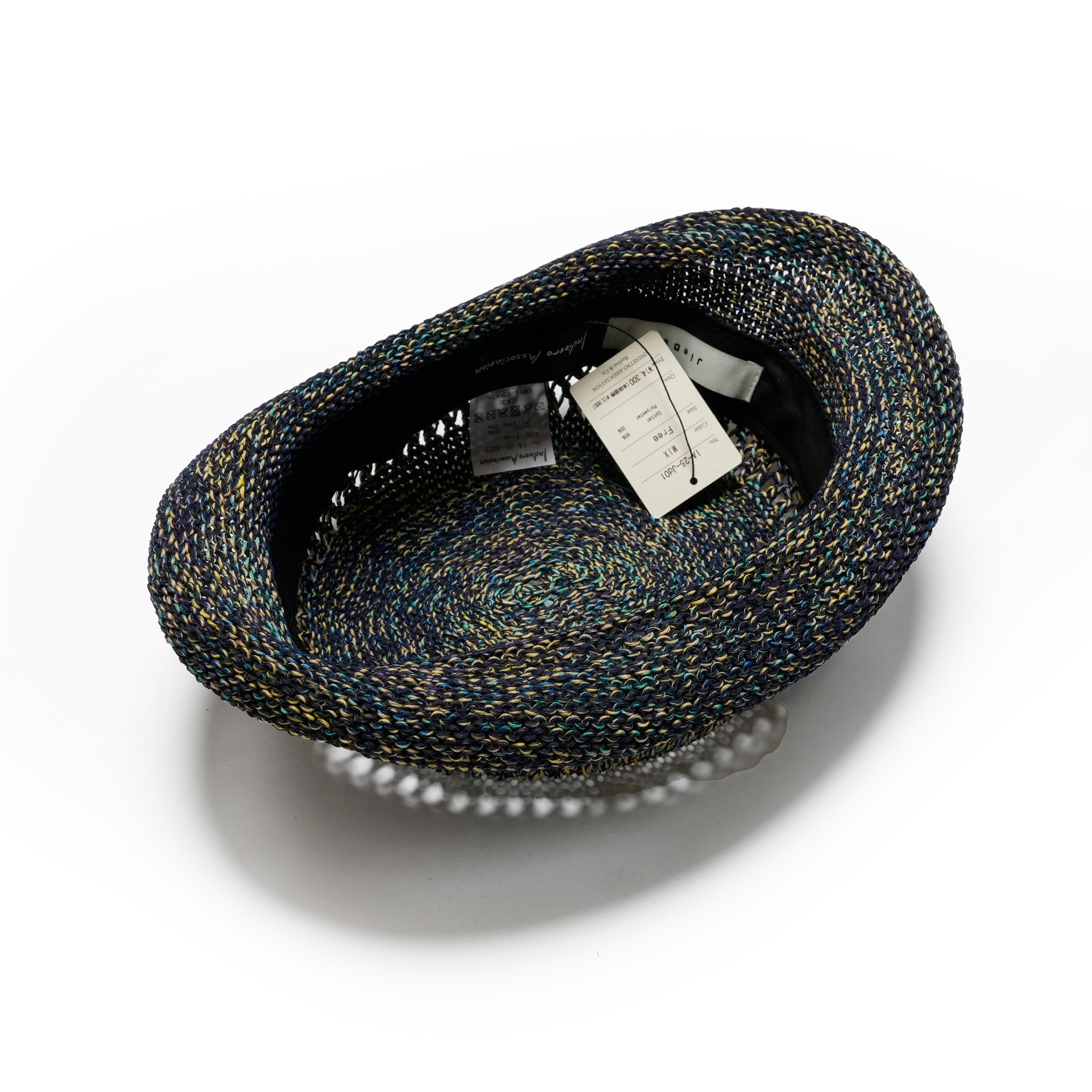 IA-25-Jd01_Mix | Roll Knit Hat | Color:Mix【INDIETRO ASSOCIATION_インディエトロアソシエーション】