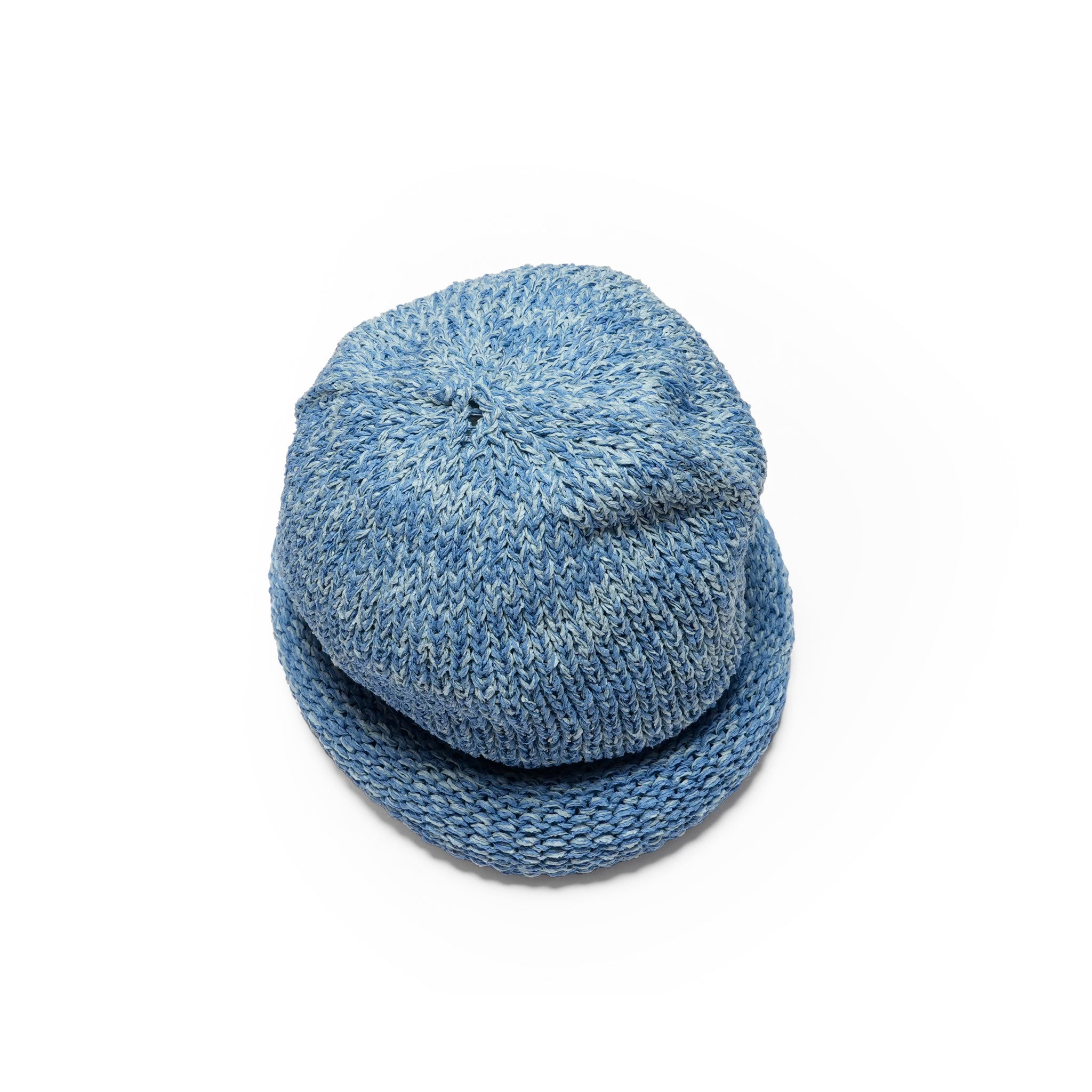 IA-24-097_Blue | Roll Knit Cap | Color:Blue【INDIETRO ASSOCIATION_インディエトロアソシエーション】【archive】