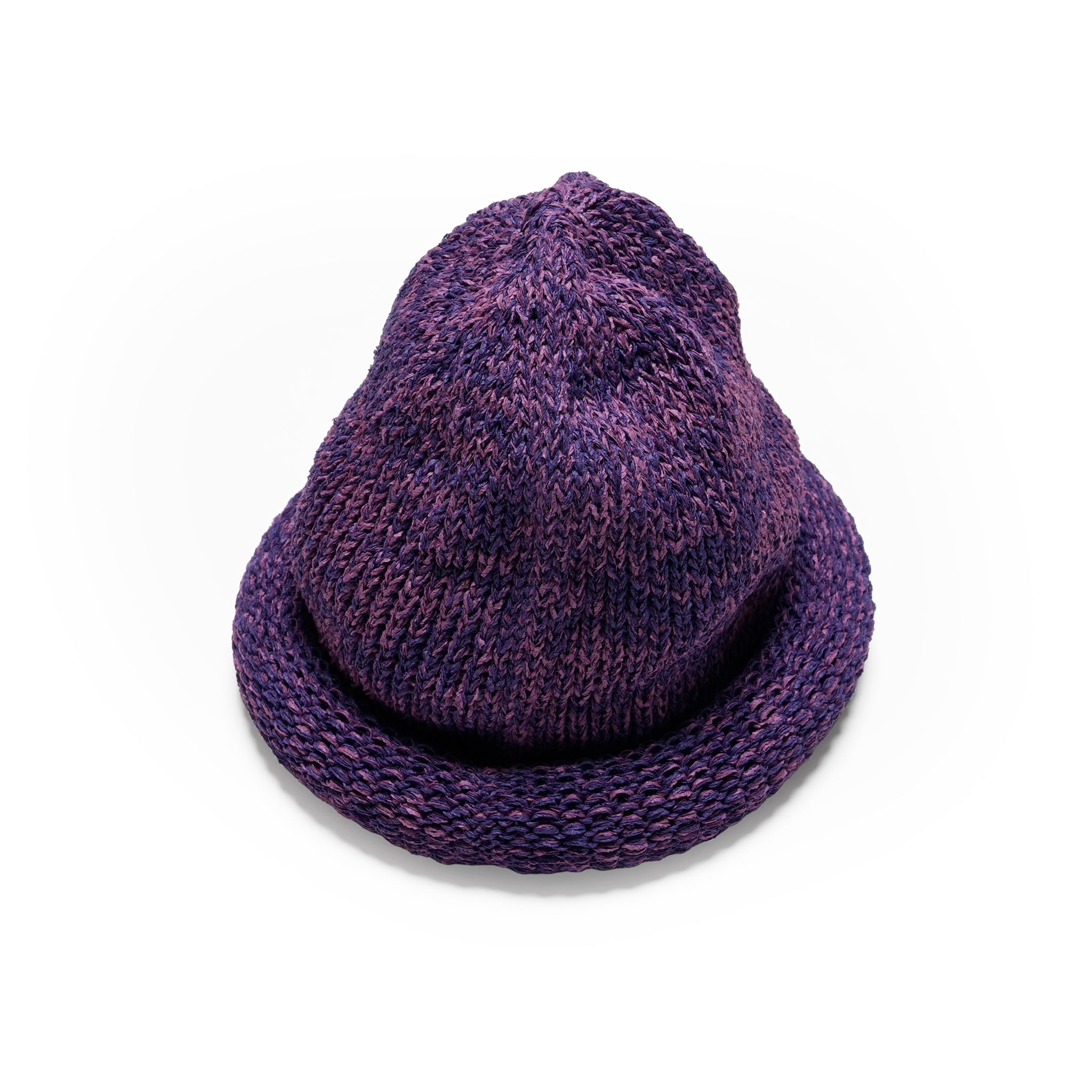 IA-24-097_Purple | Roll Knit Cap | Color:Purple【INDIETRO ASSOCIATION_インディエトロアソシエーション】