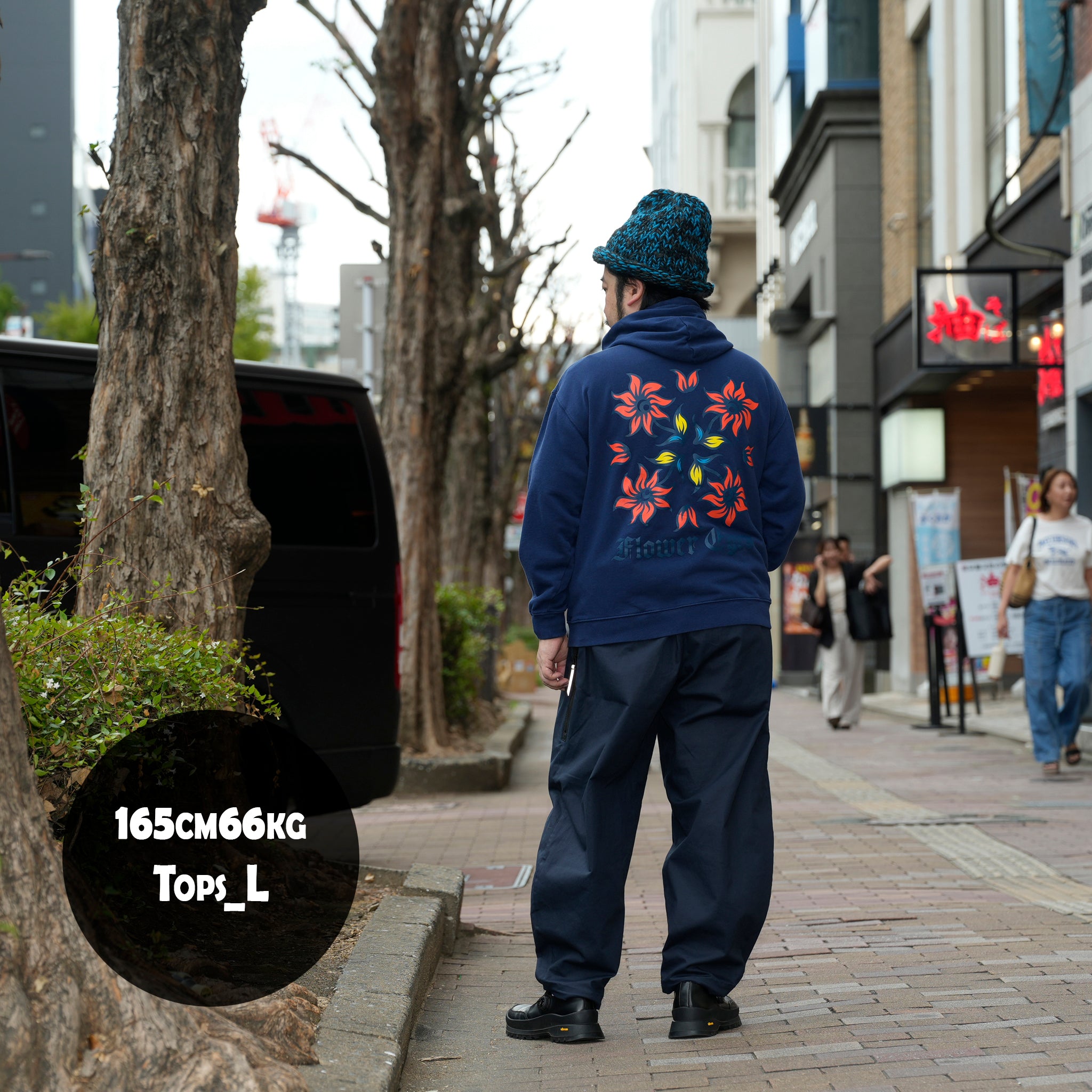 C2612901 | FLOWER EYES ZIP PARKA | Color_02-Navy |【NASNGWAM_ナスングワム】