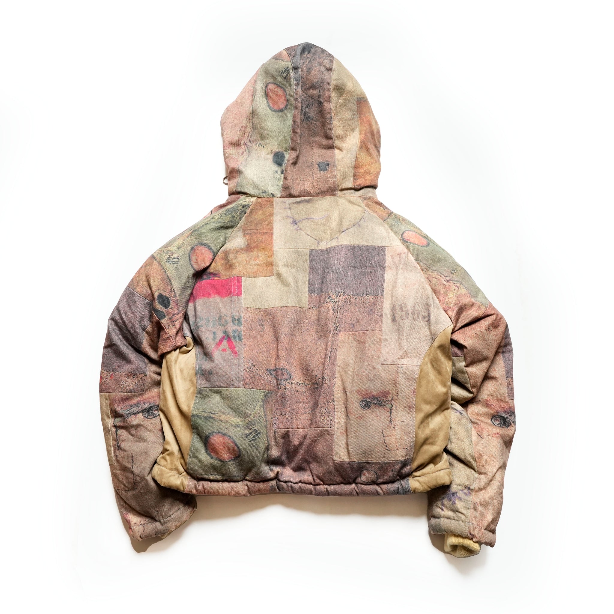 Pla24awj10_Digital print | Digital print puffer | Color:Digital Print【PLATEAU STUDIO_プラトー スタジオ】【archive】