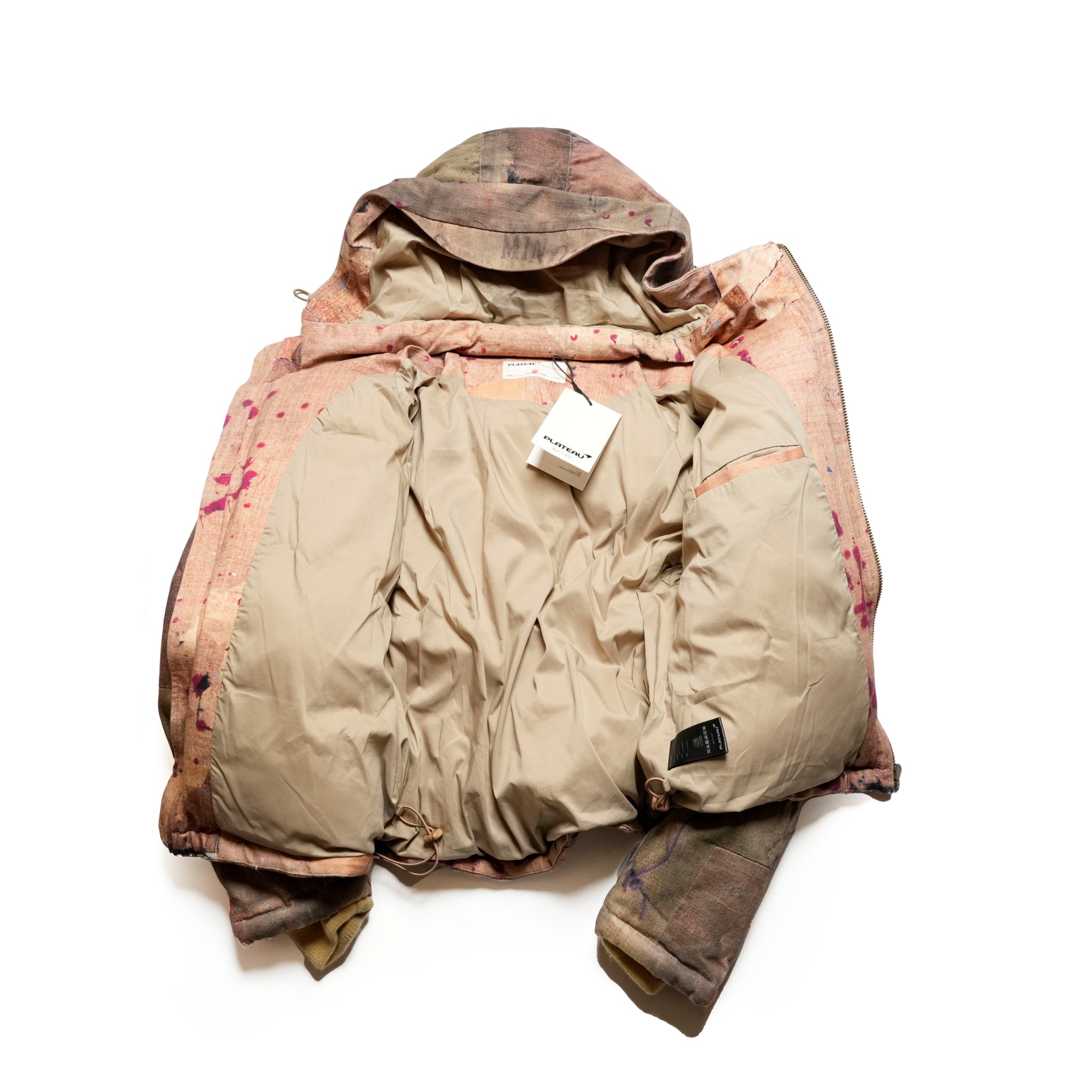 Pla24awj10_Digital print | Digital print puffer | Color:Digital Print【PLATEAU STUDIO_プラトー スタジオ】【archive】