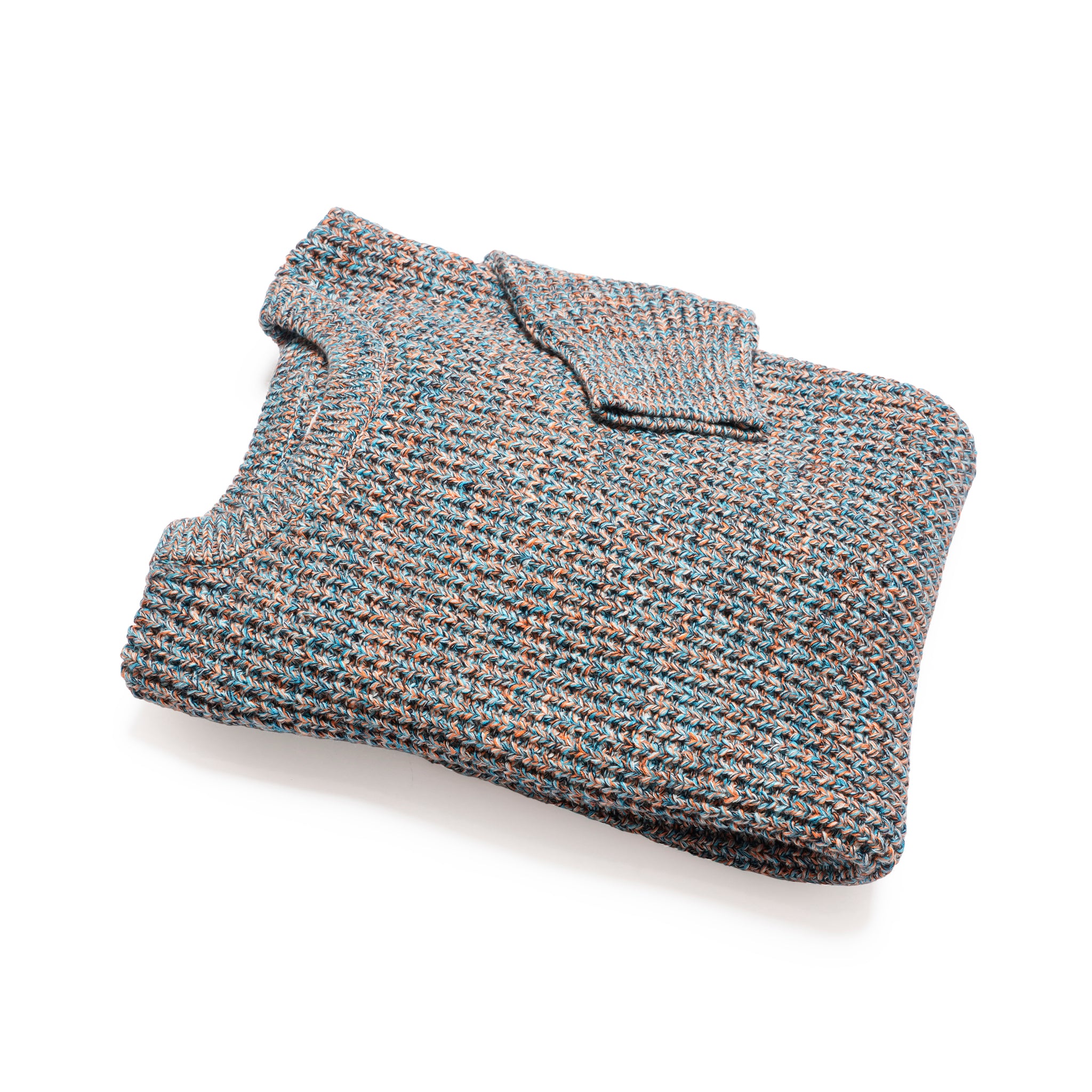 waffle mix crew sweater | Color_Orange | No_sn25f023_orange【SUNNY SPORTS_サニースポーツ】