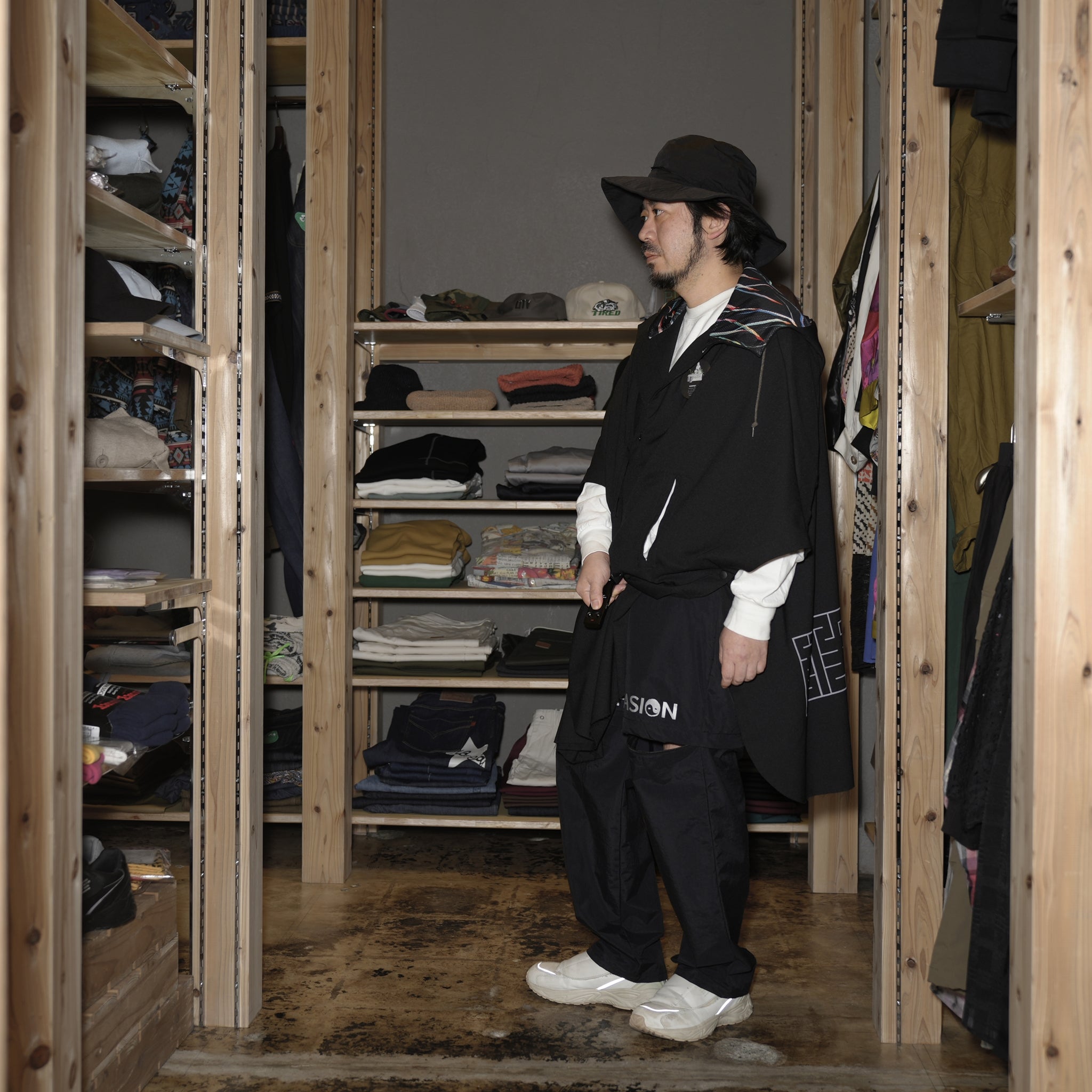 VOO-1179 | 2WAY NYLON EZ | Color:Salmon/Black【VOO_ヴォー】