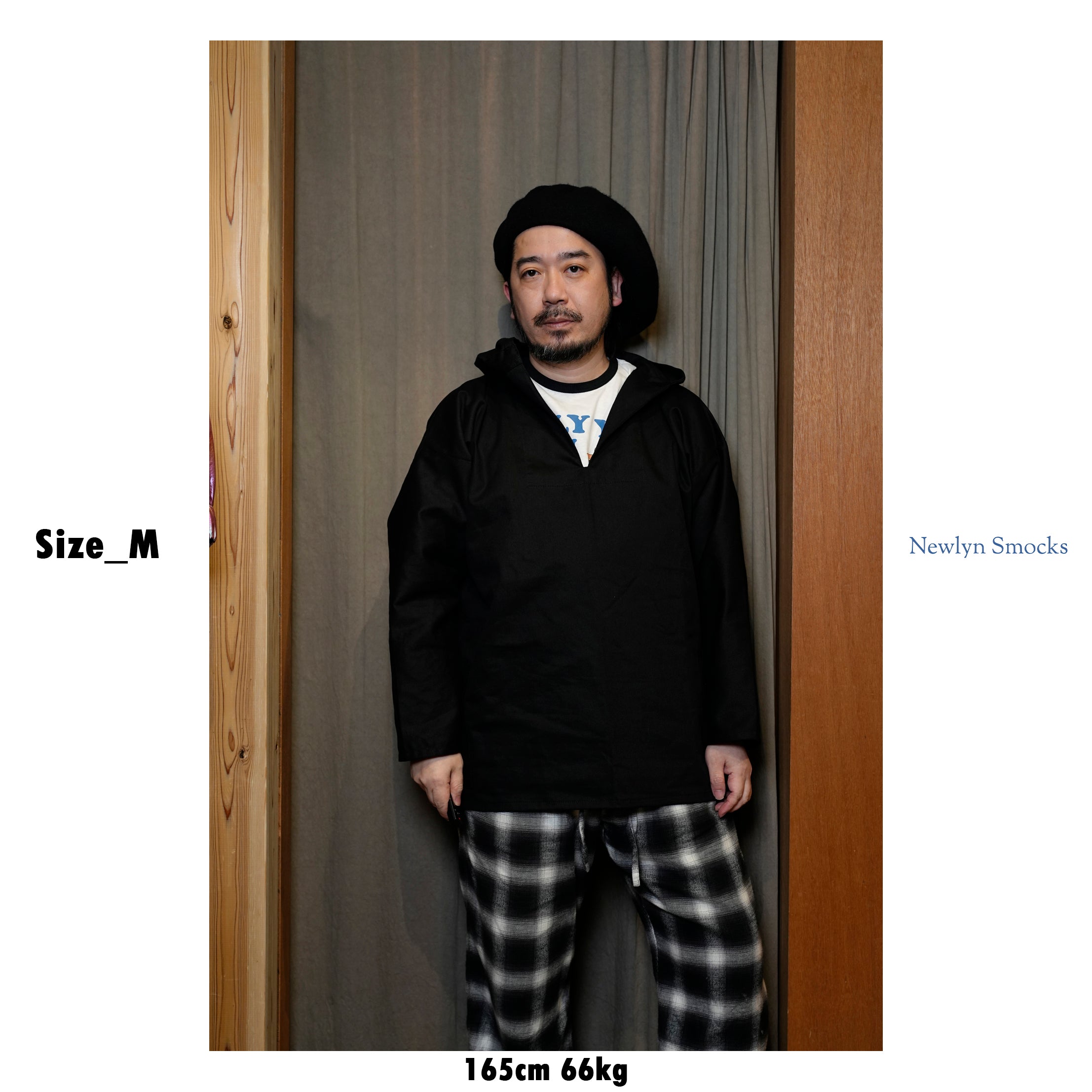 Hood Smocks Side Pocket_Black | Hood Smocks Sise Pk | Color:Black【NEWLYN SMOCK】