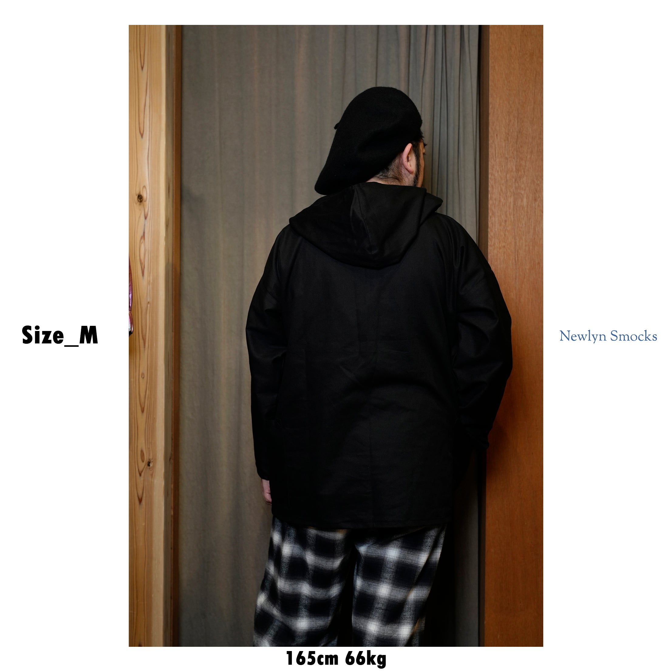 Hood Smocks Side Pocket_Black | Hood Smocks Sise Pk | Color:Black【NEWLYN SMOCK】