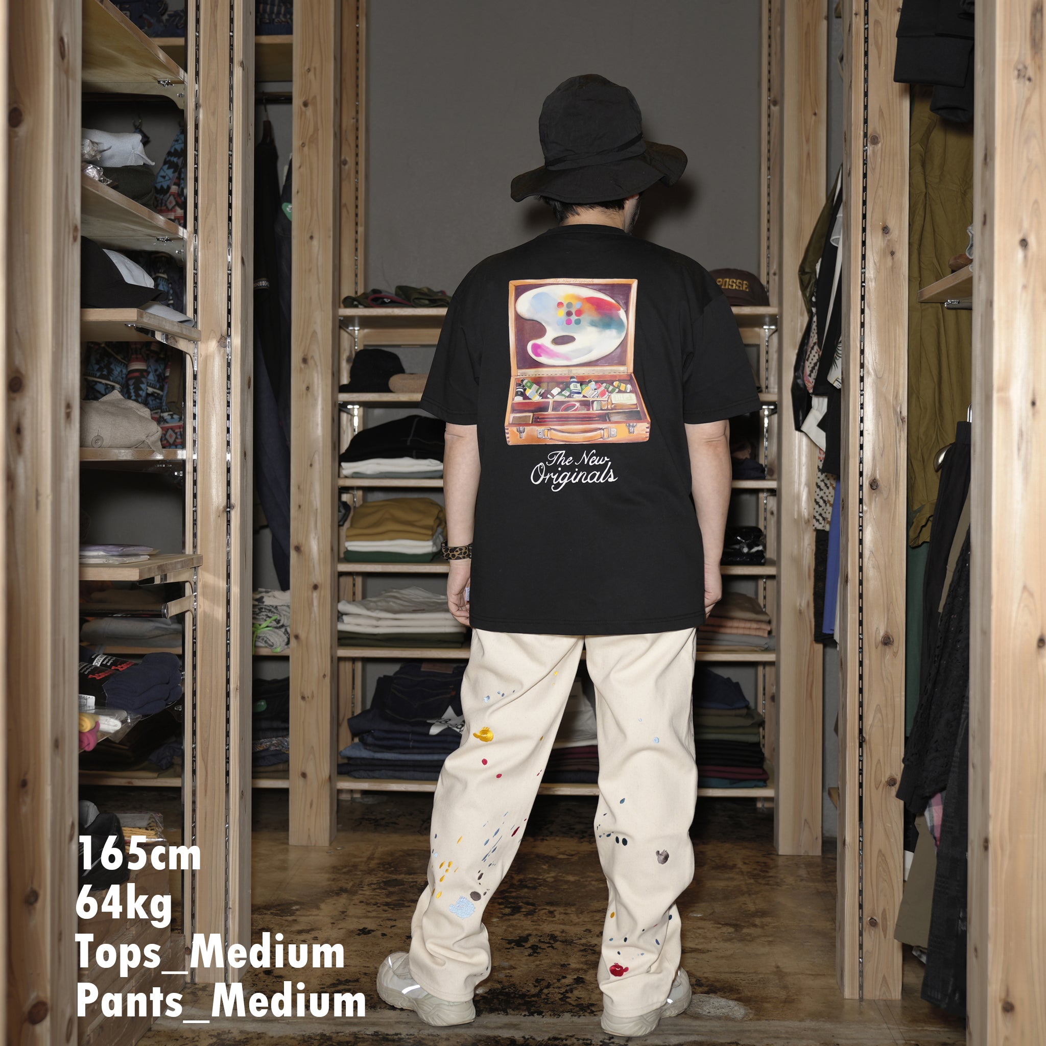 tno-14 | Paint Box Tee – Black | THE NEW ORIGINALS