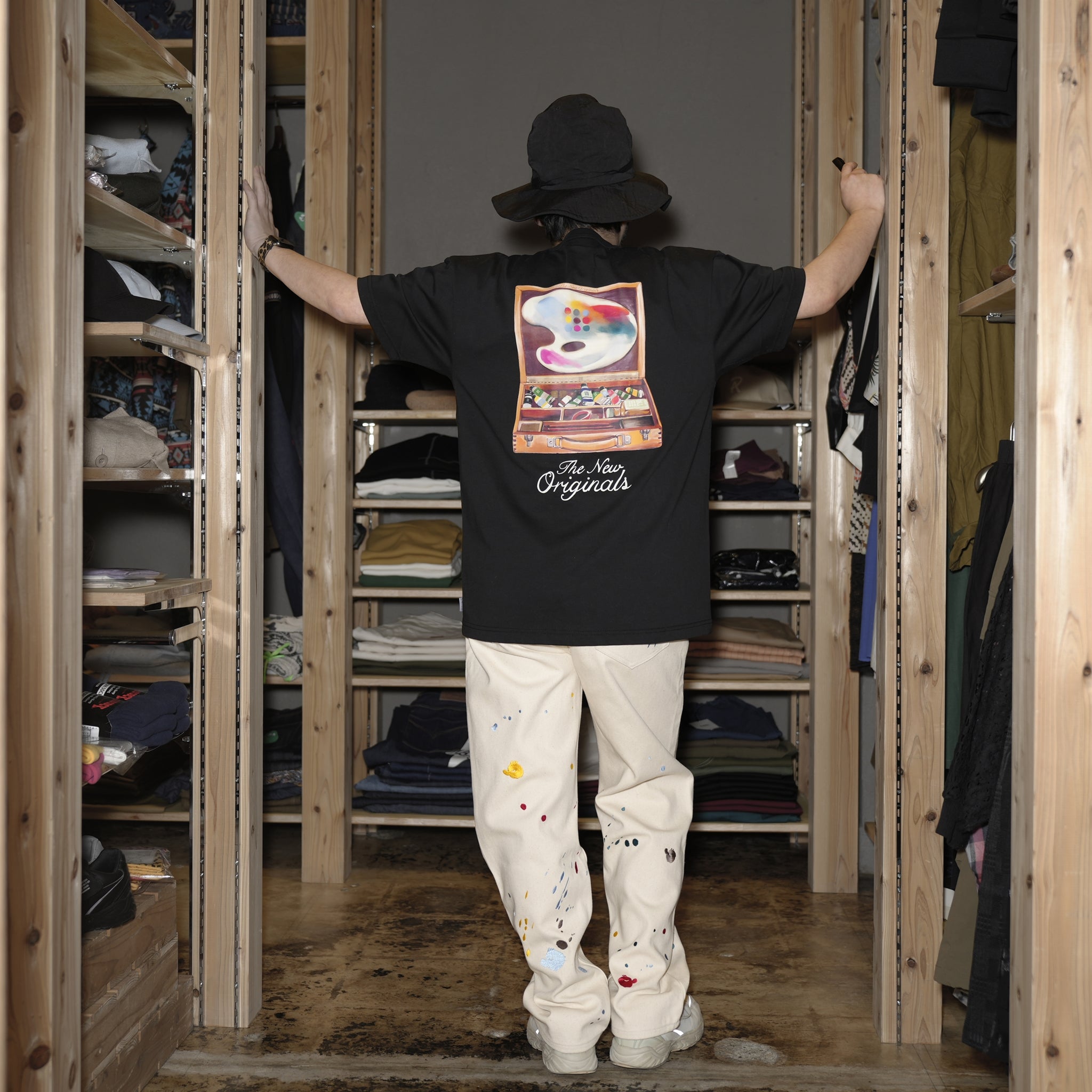 tno-14 | Paint Box Tee – Black | THE NEW ORIGINALS