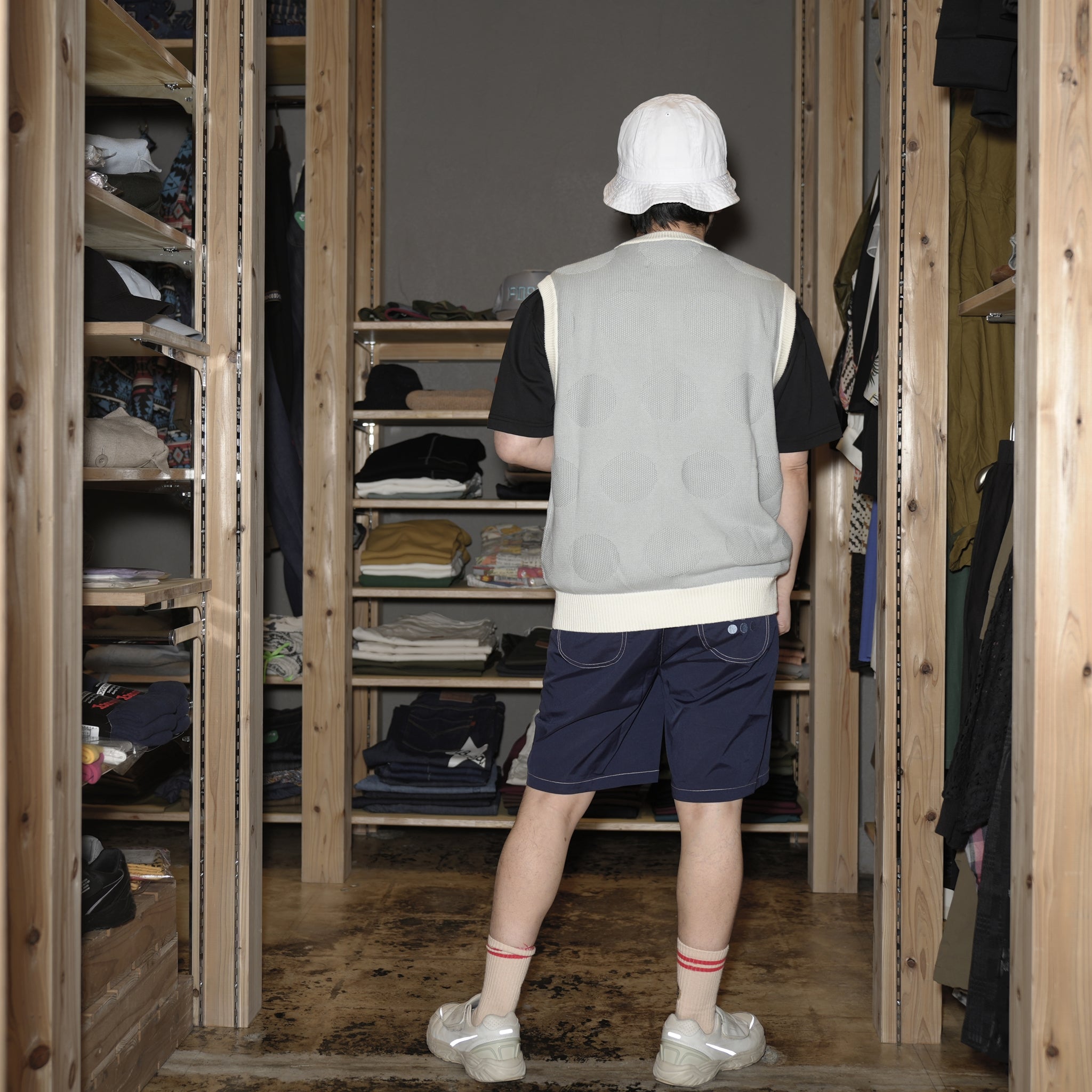 tno-11 | Garage Shorts | Color:Stock Navy【THE NEW ORIGINALS_ザ ニュー オリジナルズ】