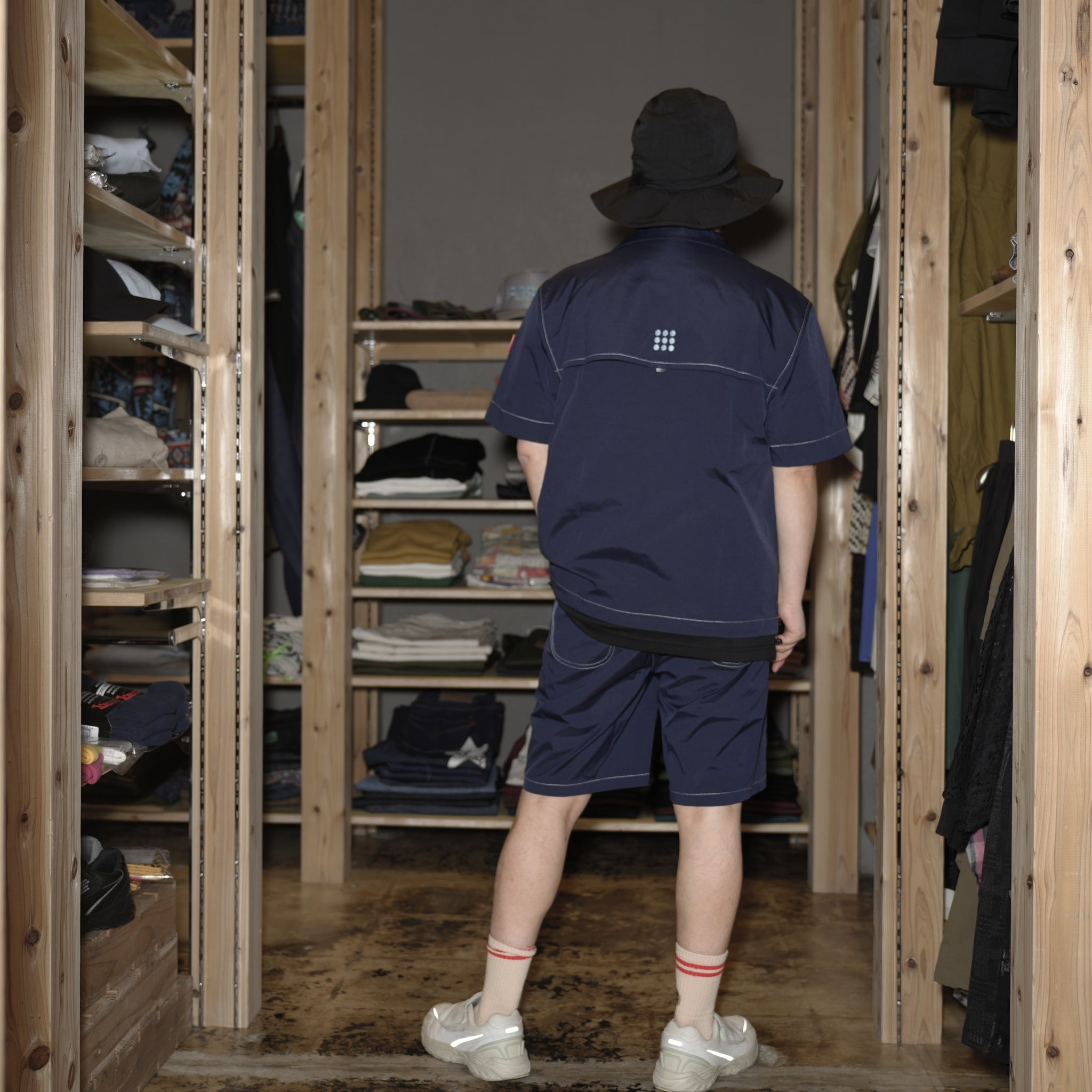 tno-11 | Garage Shorts | Color:Stock Navy【THE NEW ORIGINALS_ザ ニュー オリジナルズ】