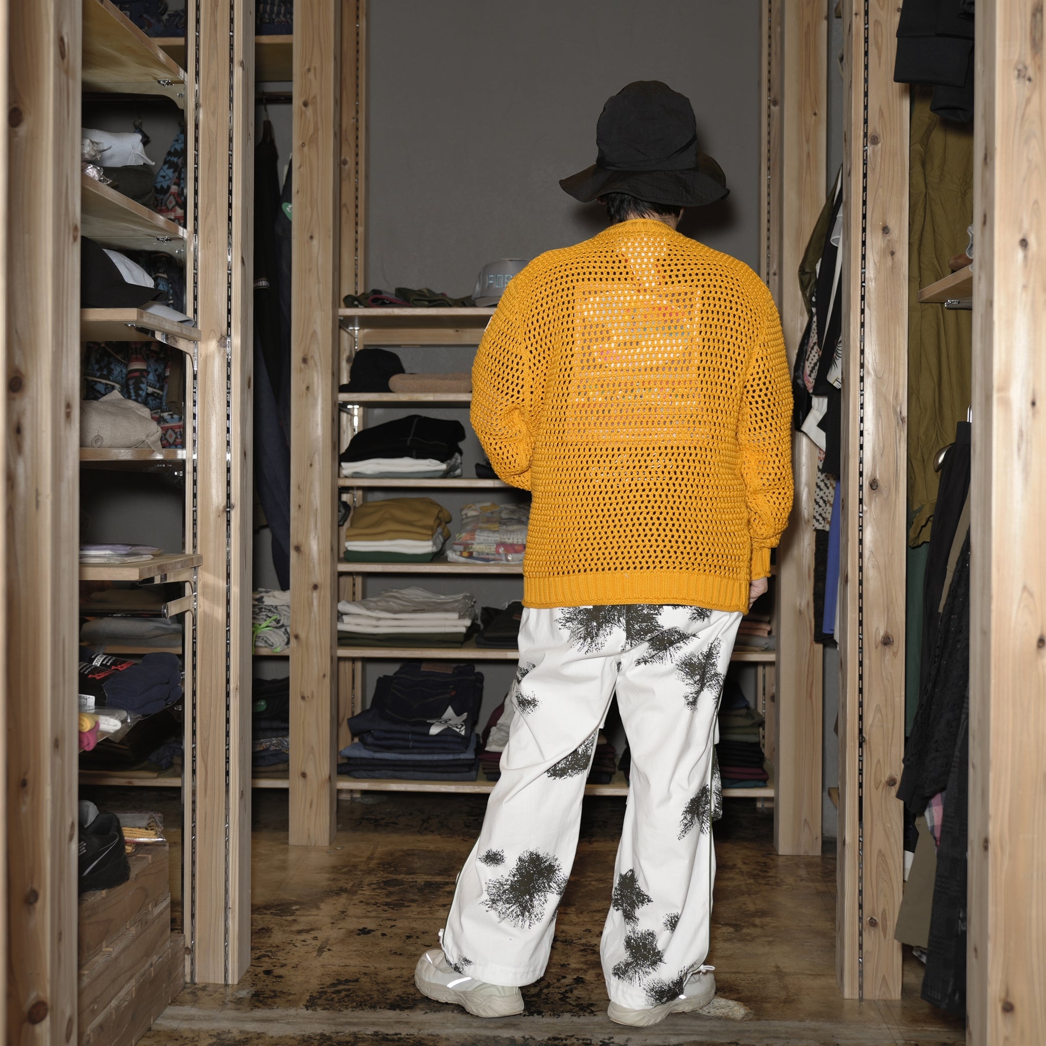 tno-05 | Open Knit Crewneck – Gold Fusion | THE NEW ORIGINALS
