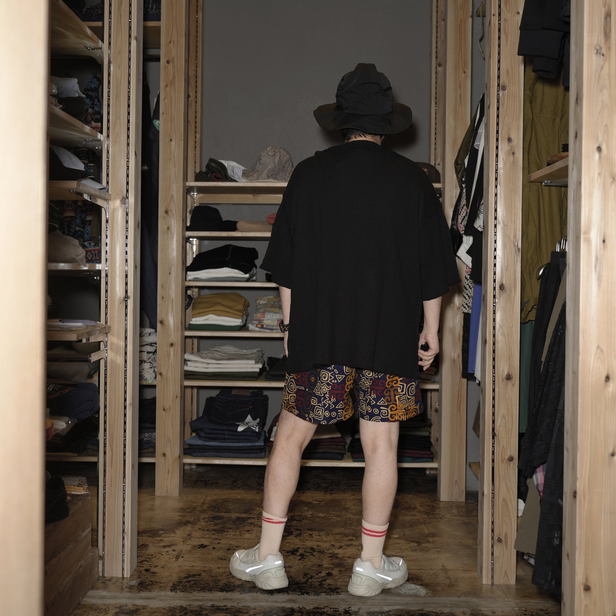 M31752-2 | Thermal Cut Off Edges S/S | Color:Black【MONITALY_モニタリー】【archive】
