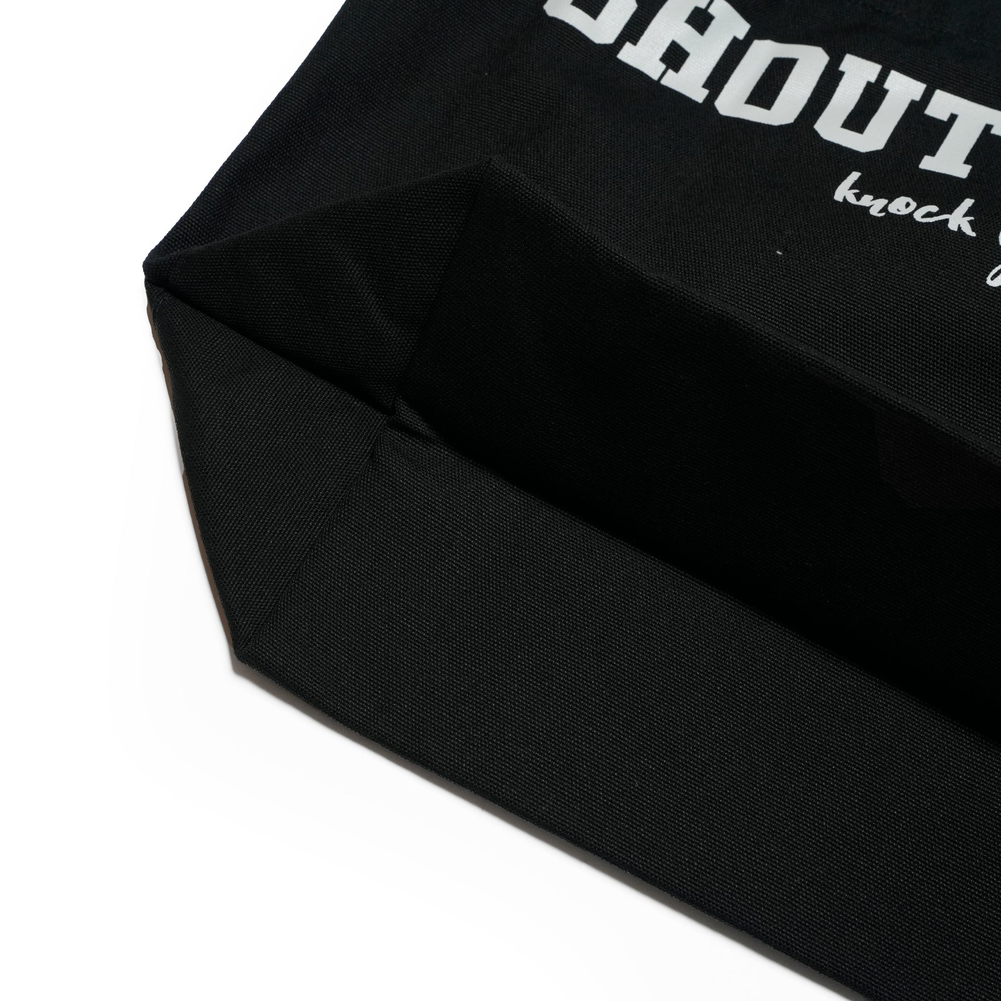 25-1-BG03_Black | SHOUT! SHOUT! SHOULDER TOTE BAG | Color:Black【ORIGINAL JOHN_オリジナルジョン】