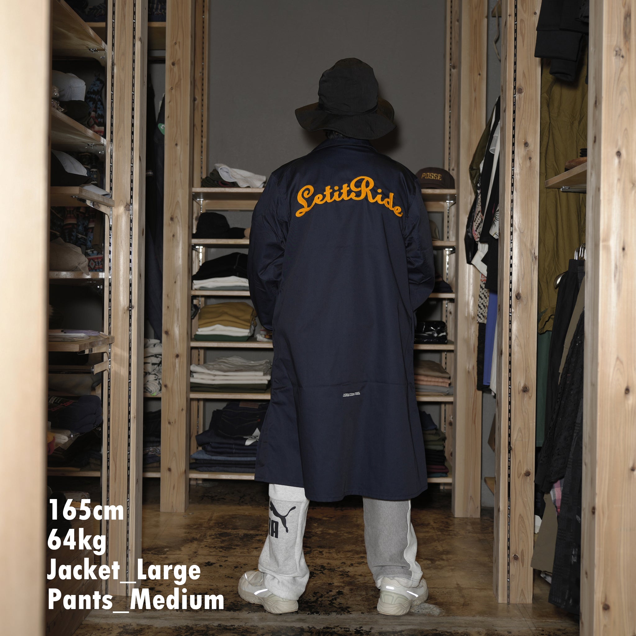 URLIR-121 | Let it Ride Classics "Engineer Coat" | Color:Black/w | Navy | Sand Beige【Let it Ride Classics_レットイットライド クラシックス】