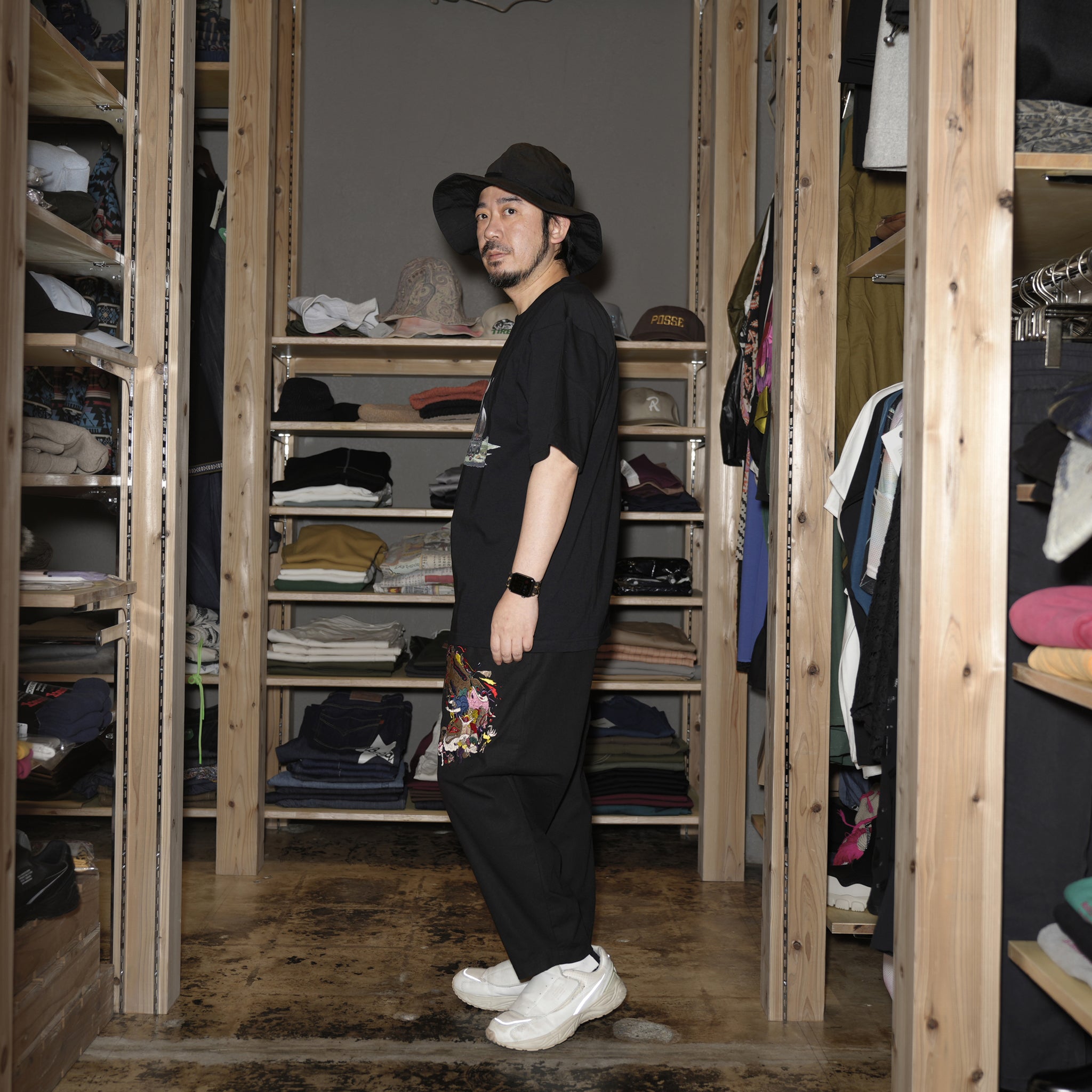 SF24SS-22B | Various Festival Tee/KUKERI | Color:Black【STOF_ストフ】【archive】