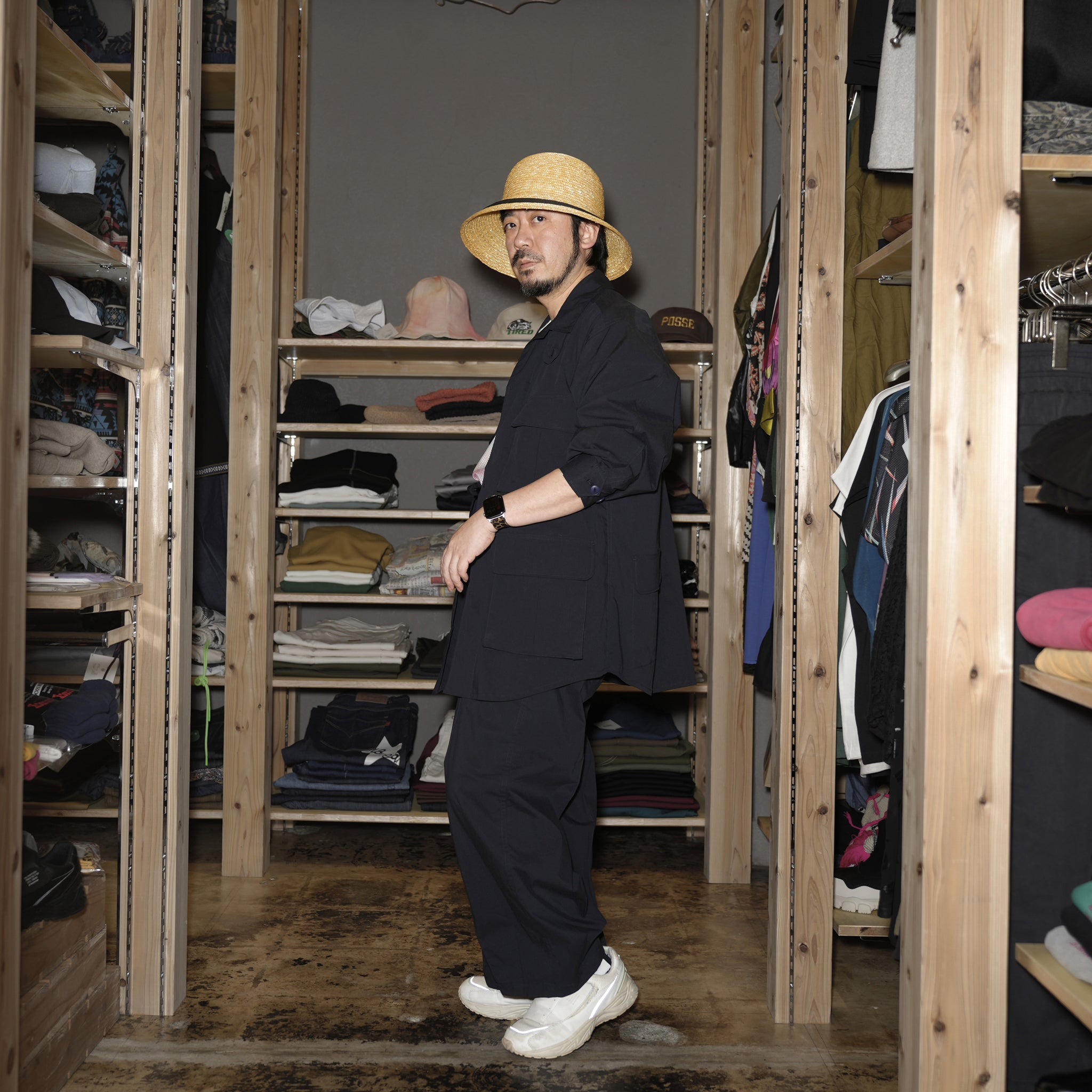 BDU-01_B | BDU 6 POCKET SHIRT-COTTON NYLON | Color:Navy【CATTA_カッタ】【archive】