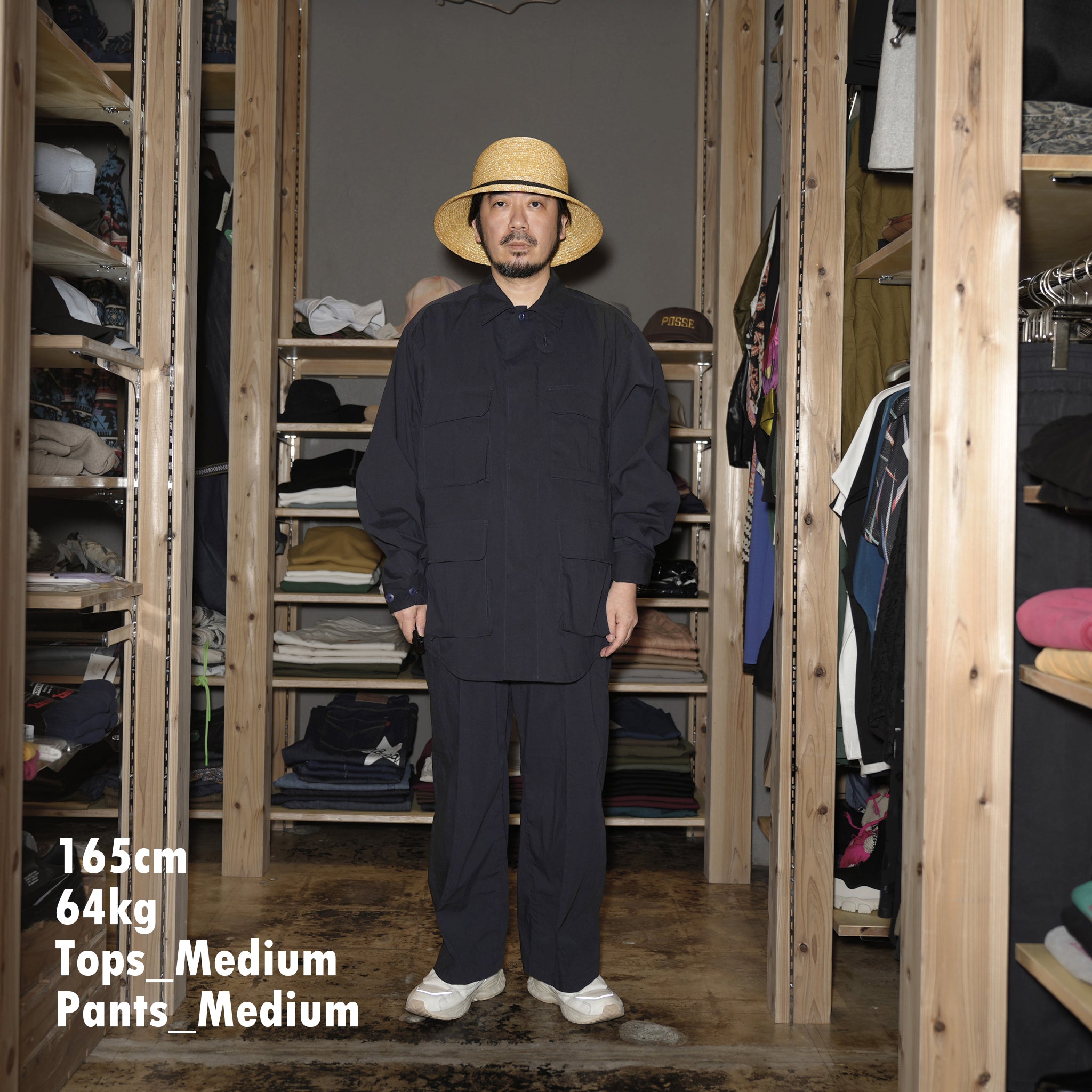 BDU-01_B | BDU 6 POCKET SHIRT-COTTON NYLON | Color:Navy【CATTA_カッタ】【archive】