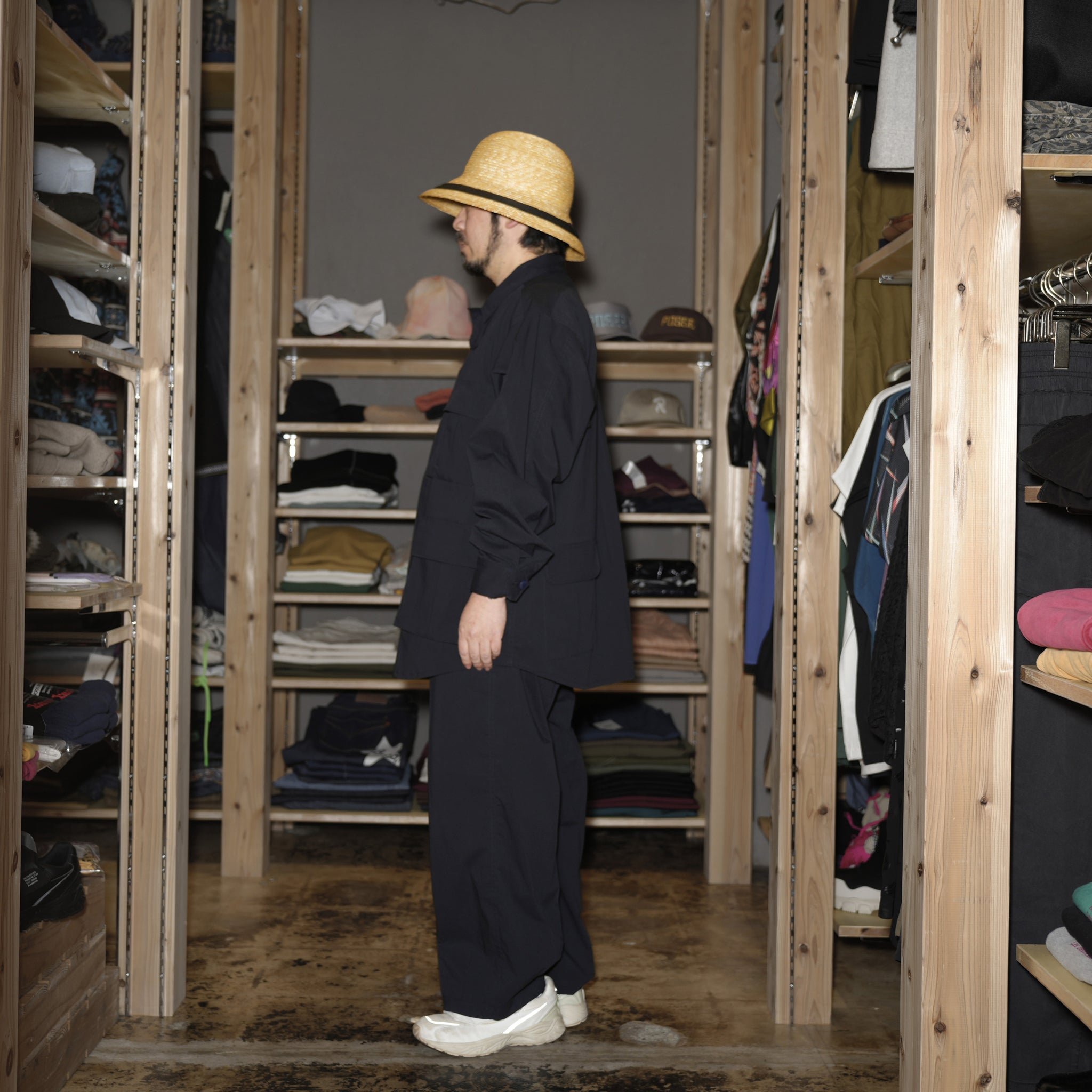 BDU-01_B | BDU 6 POCKET SHIRT-COTTON NYLON | Color:Navy【CATTA_カッタ】【archive】