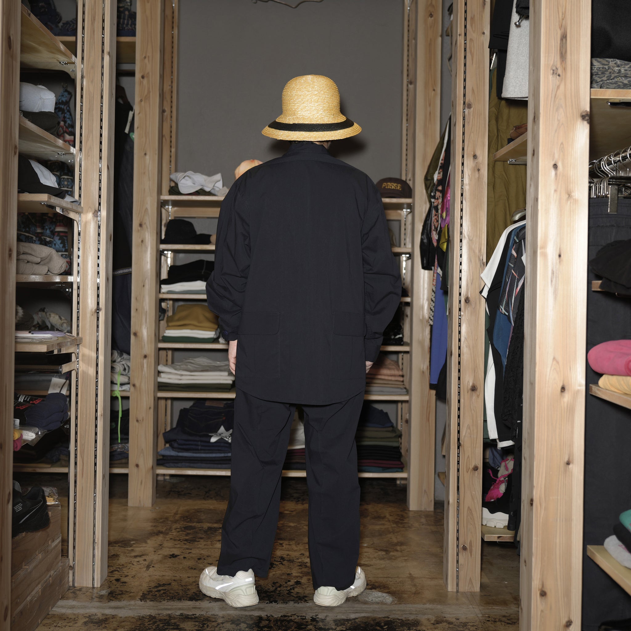 BDU-01_B | BDU 6 POCKET SHIRT-COTTON NYLON | Color:Navy【CATTA_カッタ】【archive】