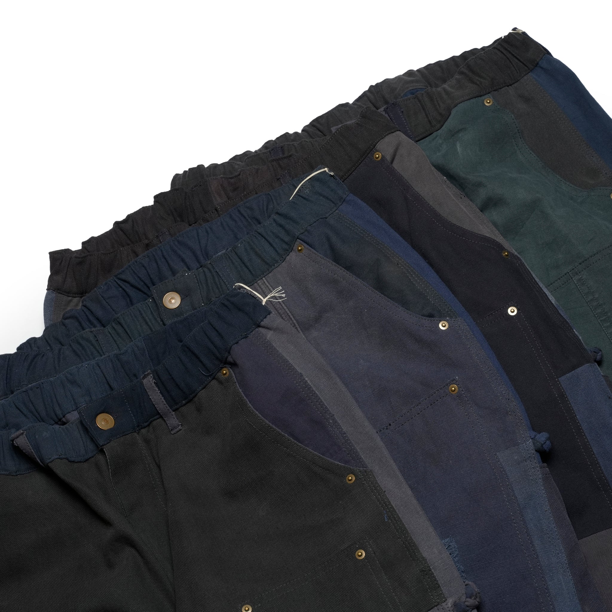 RP2528305_Navy | DAMAGE DOUBLEKNEE PANTS | Color:Navy | Size_M/L/XL【NASNGWAM_ナスングワム】