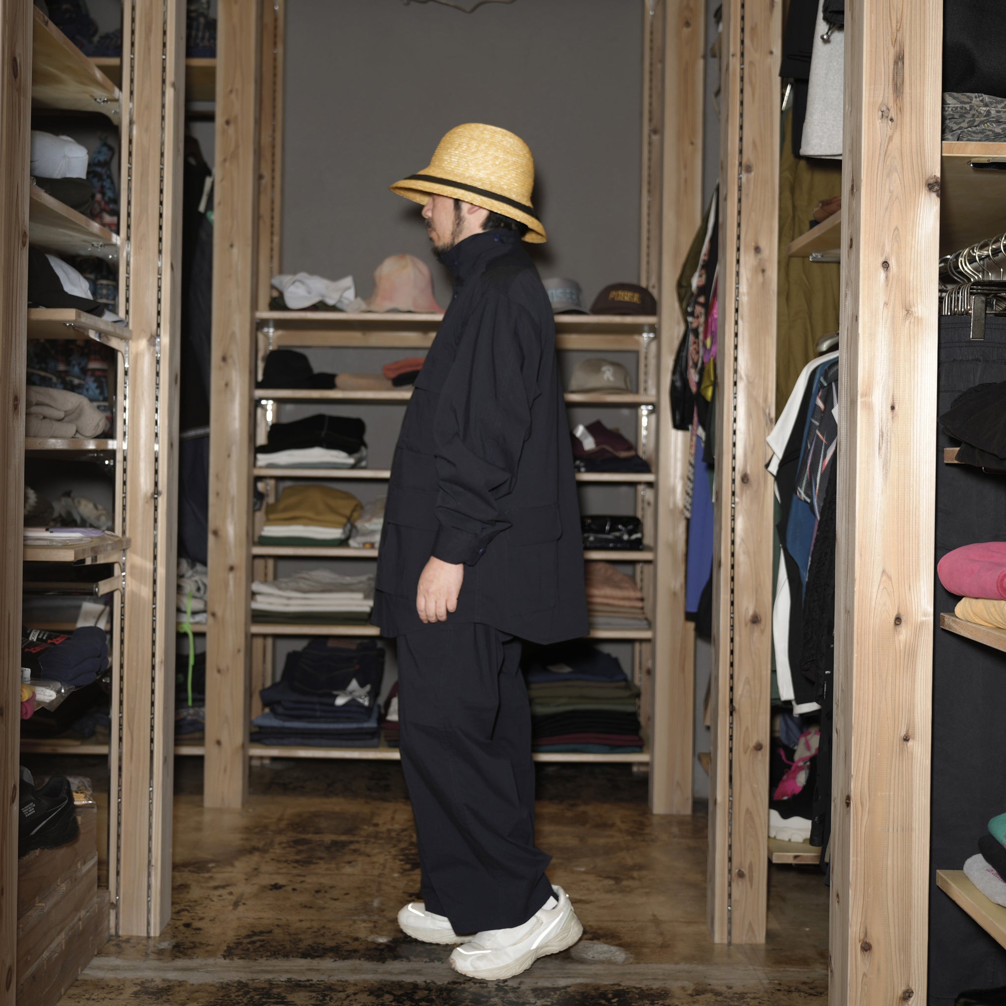 BDU-01_B | BDU 6 POCKET SHIRT-COTTON NYLON | Color:Navy【CATTA_カッタ】【archive】