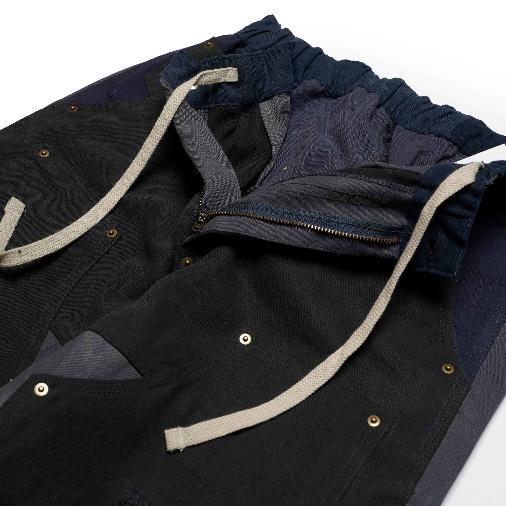 RP2528305_Navy | DAMAGE DOUBLEKNEE PANTS | Color:Navy | Size_M/L/XL【NASNGWAM_ナスングワム】