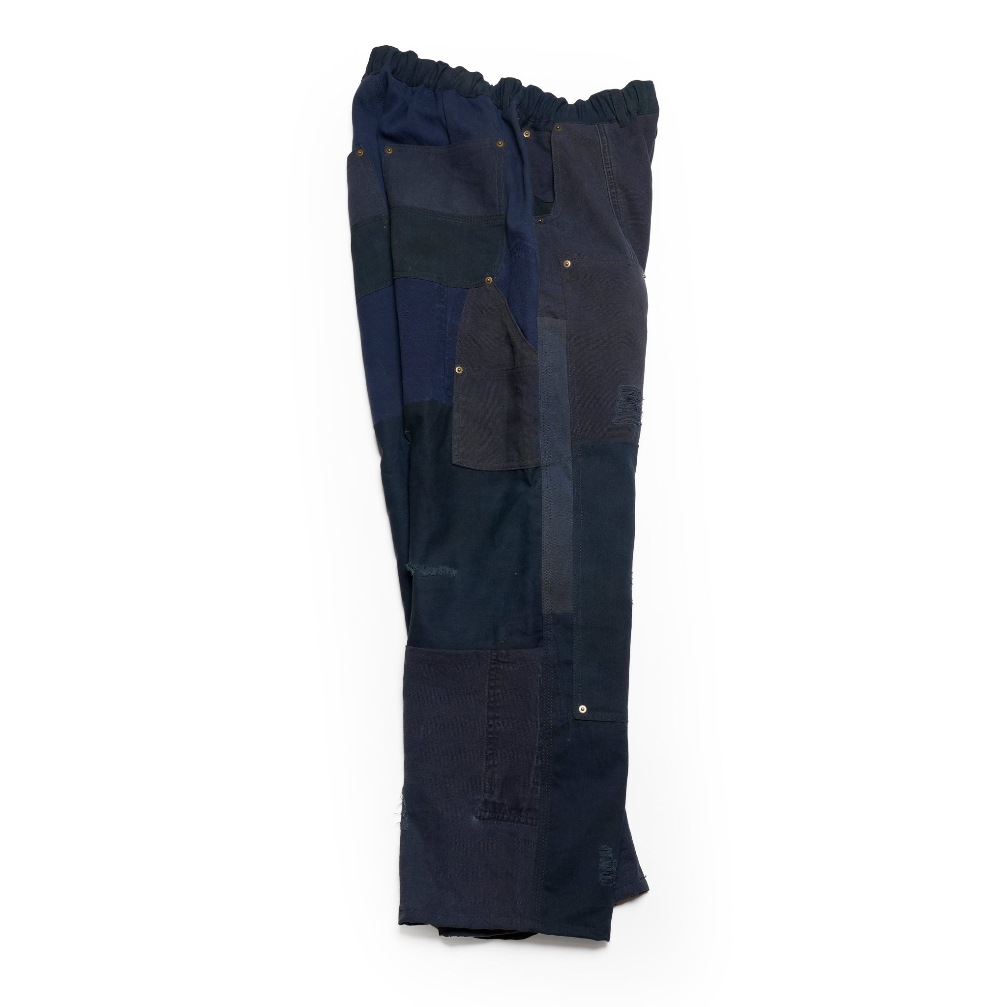 RP2528305_Navy | DAMAGE DOUBLEKNEE PANTS | Color:Navy | Size_M/L/XL【NASNGWAM_ナスングワム】