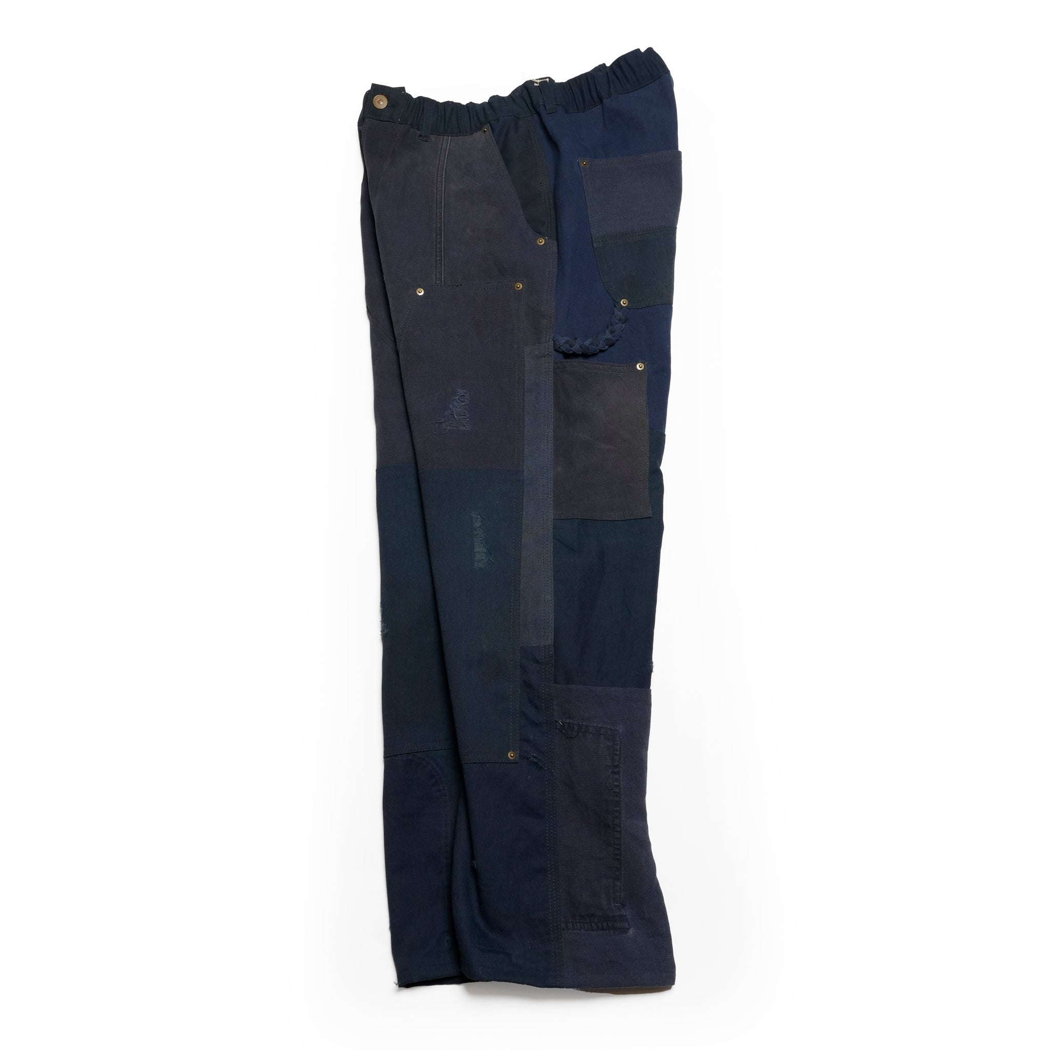 RP2528305_Navy | DAMAGE DOUBLEKNEE PANTS | Color:Navy | Size_M/L/XL【NASNGWAM_ナスングワム】